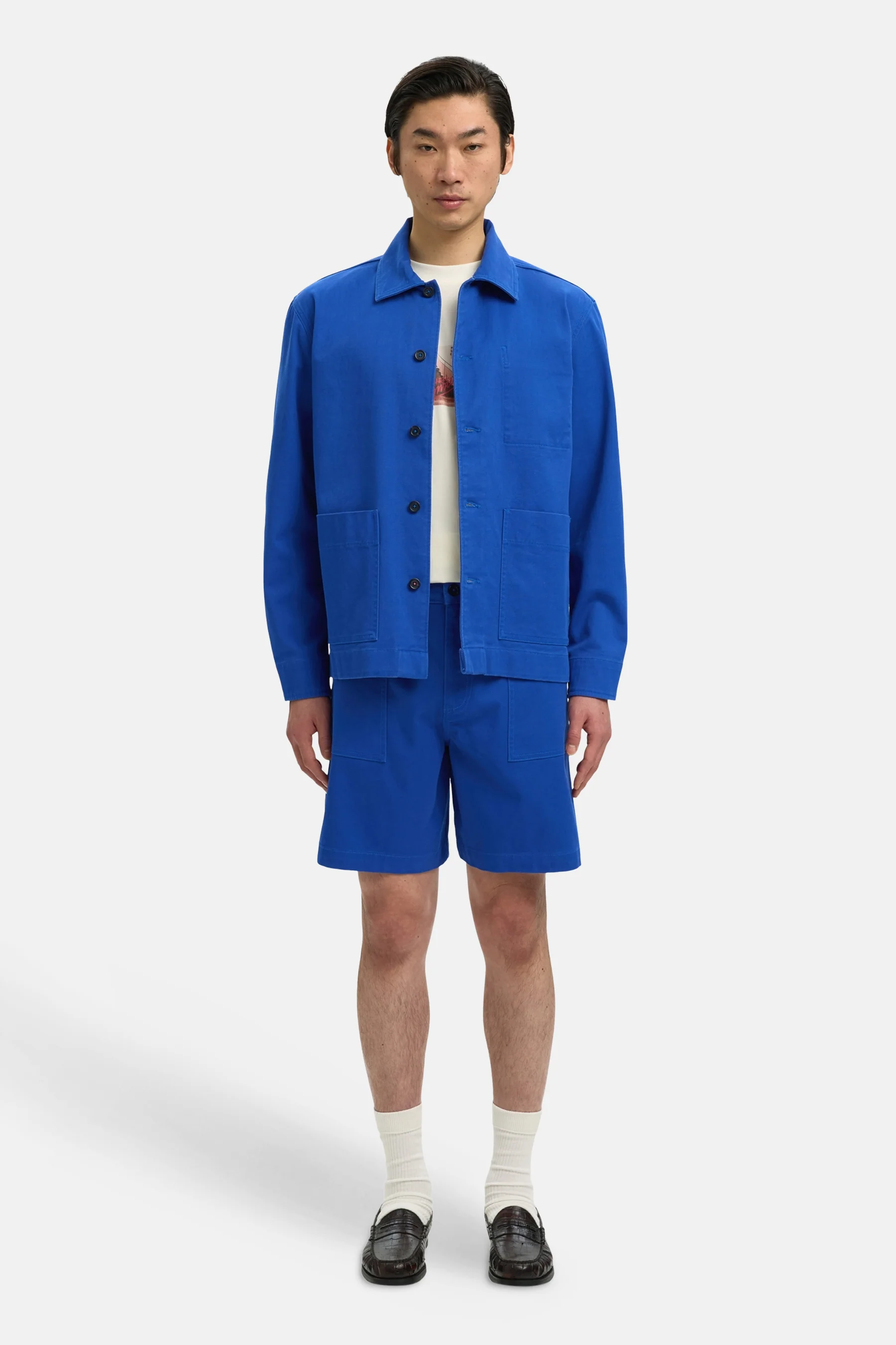 Short - blauw - Image 3