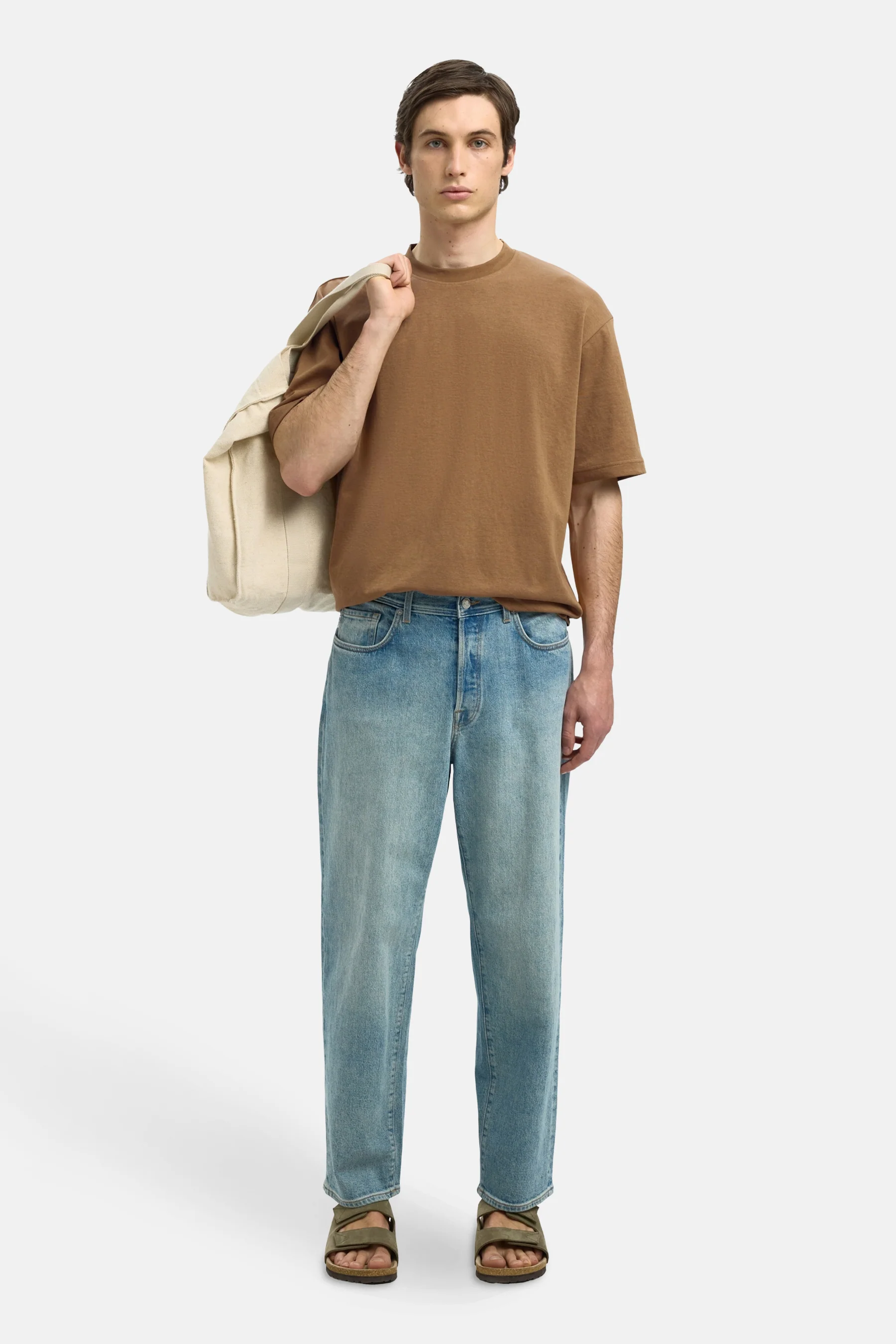 T-shirt met korte mouwen - Bruin - Image 2
