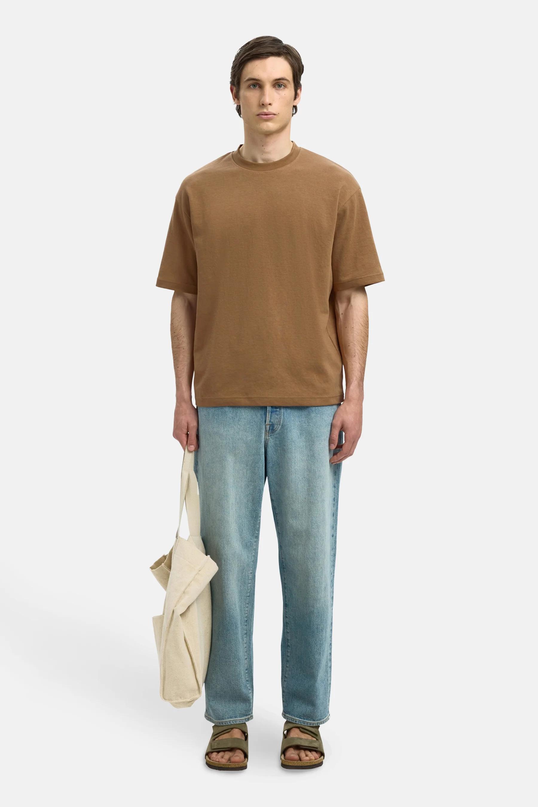 T-shirt met korte mouwen - Bruin - Image 3