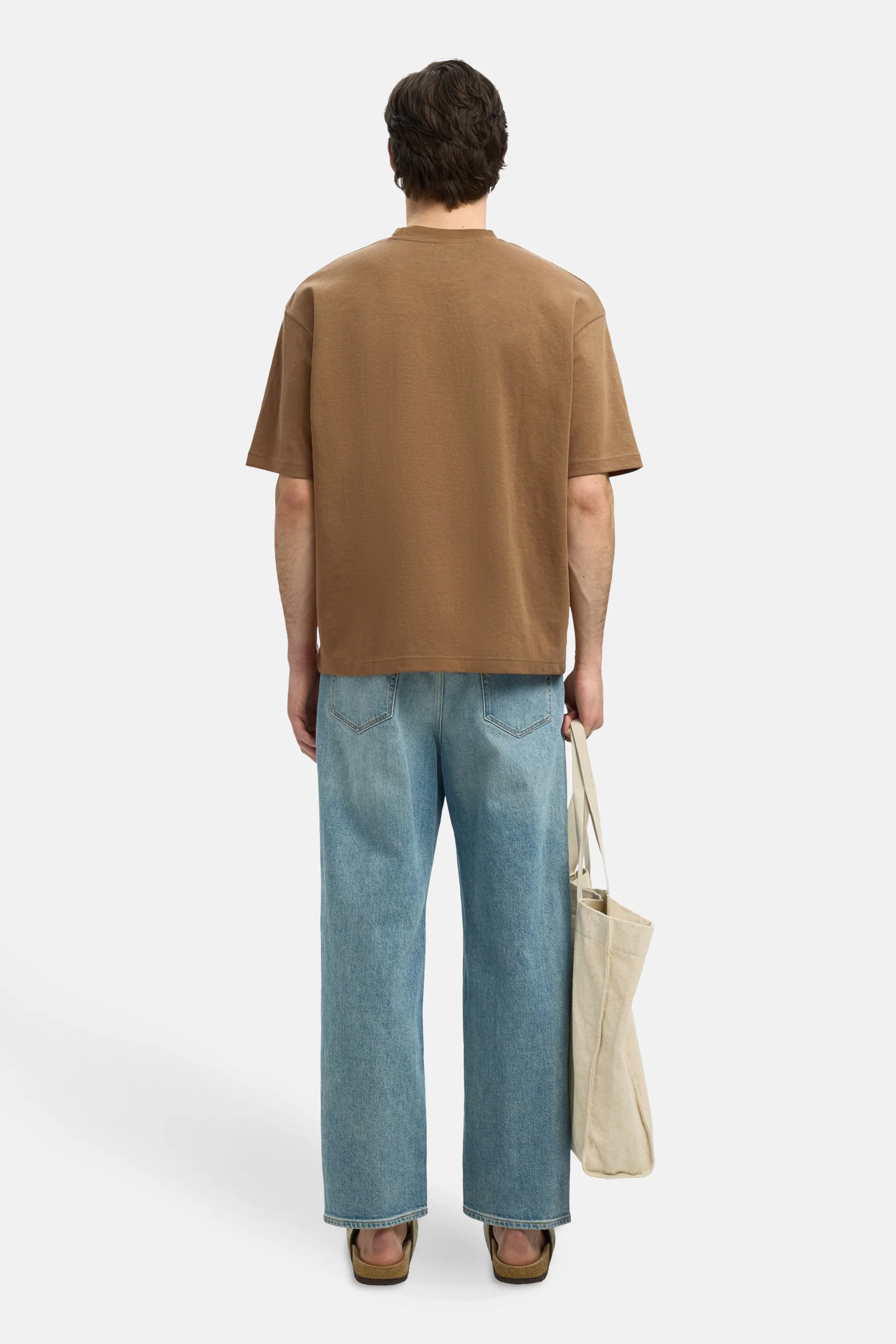 T-shirt met korte mouwen - Bruin - Image 4