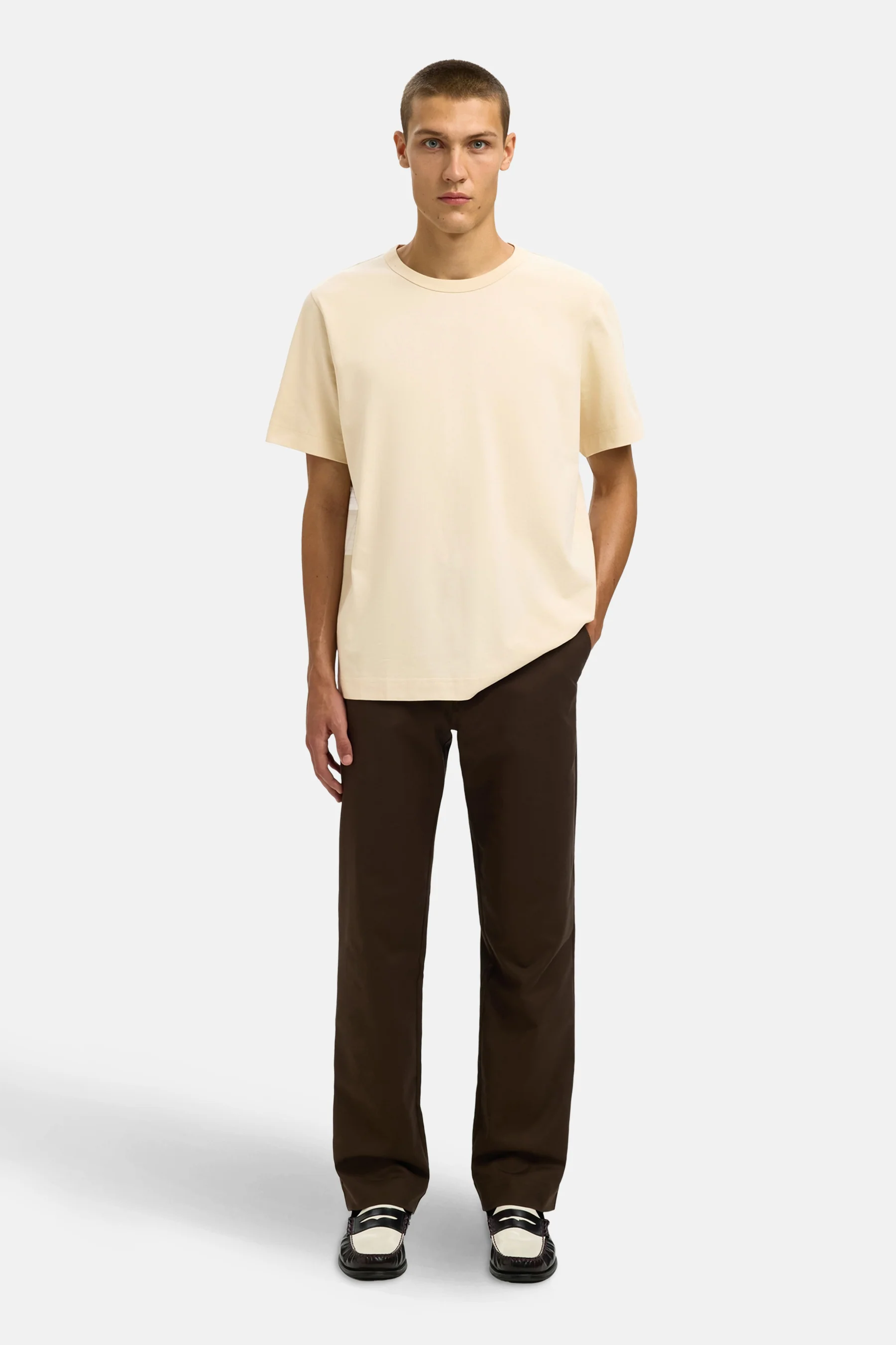 T-shirt met korte mouwen - beige - Image 3