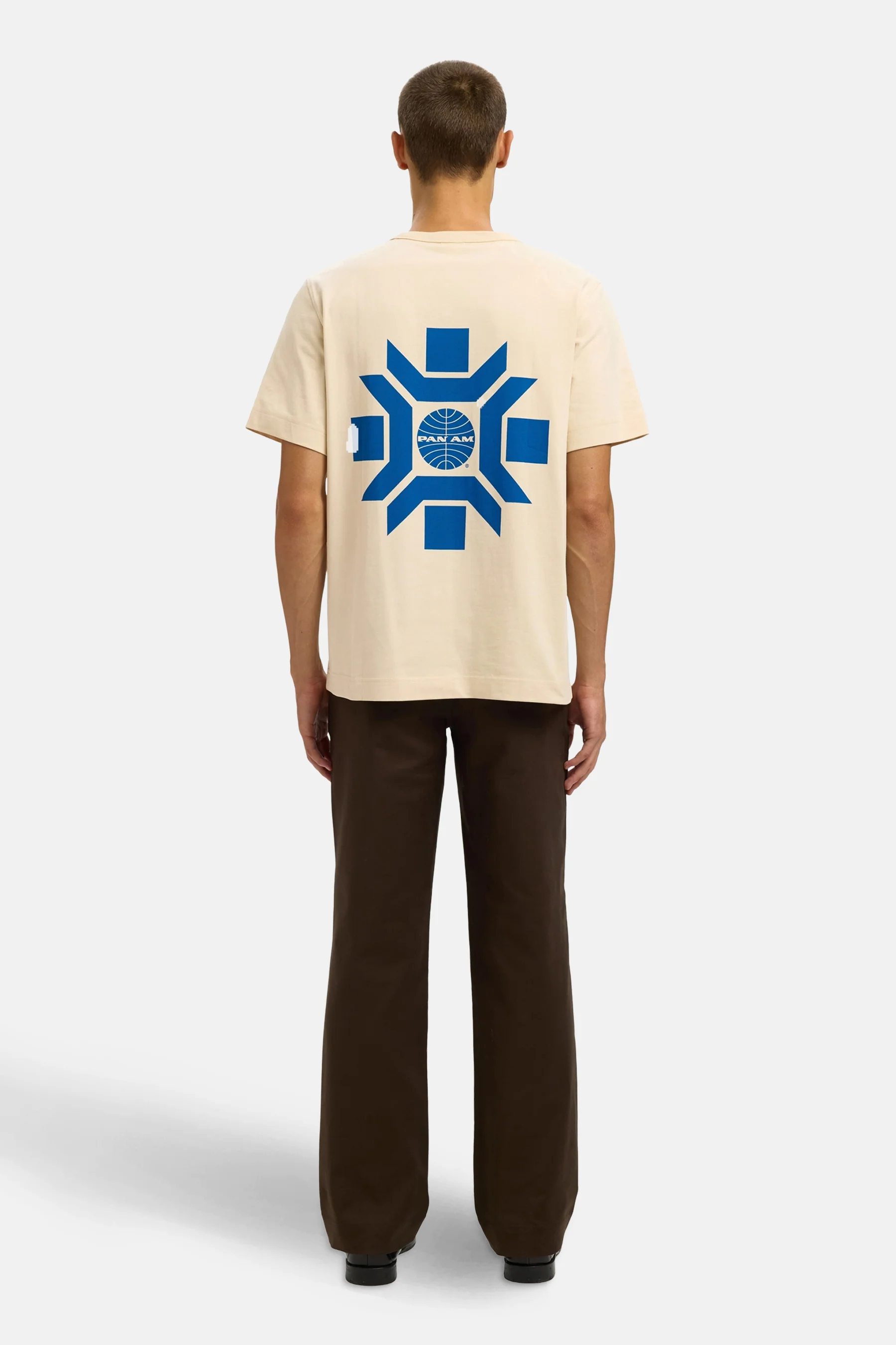 T-shirt met korte mouwen - beige - Image 4