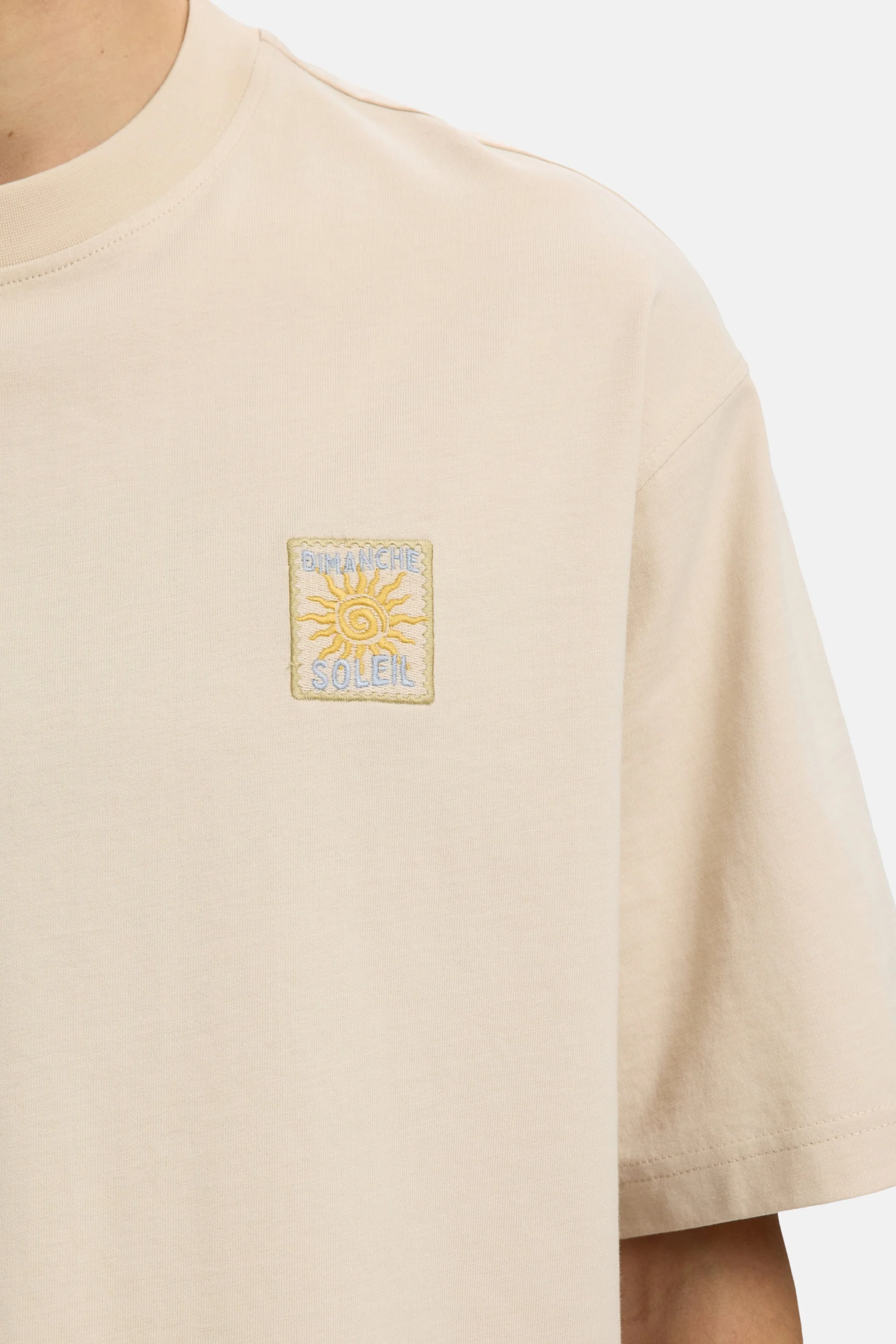T-shirt met korte mouwen - beige - Image 4