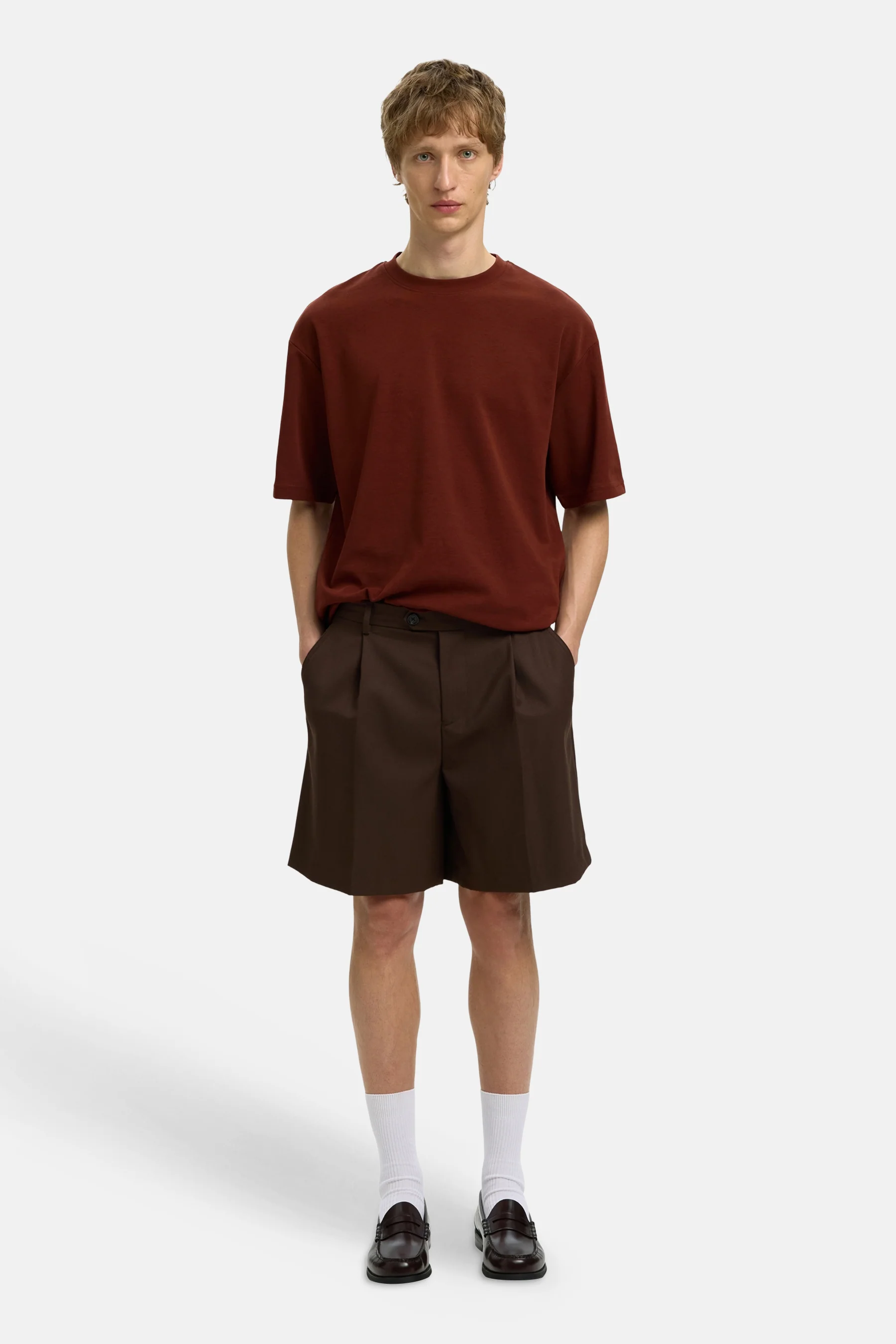T-shirt met korte mouwen - bruin - Image 5