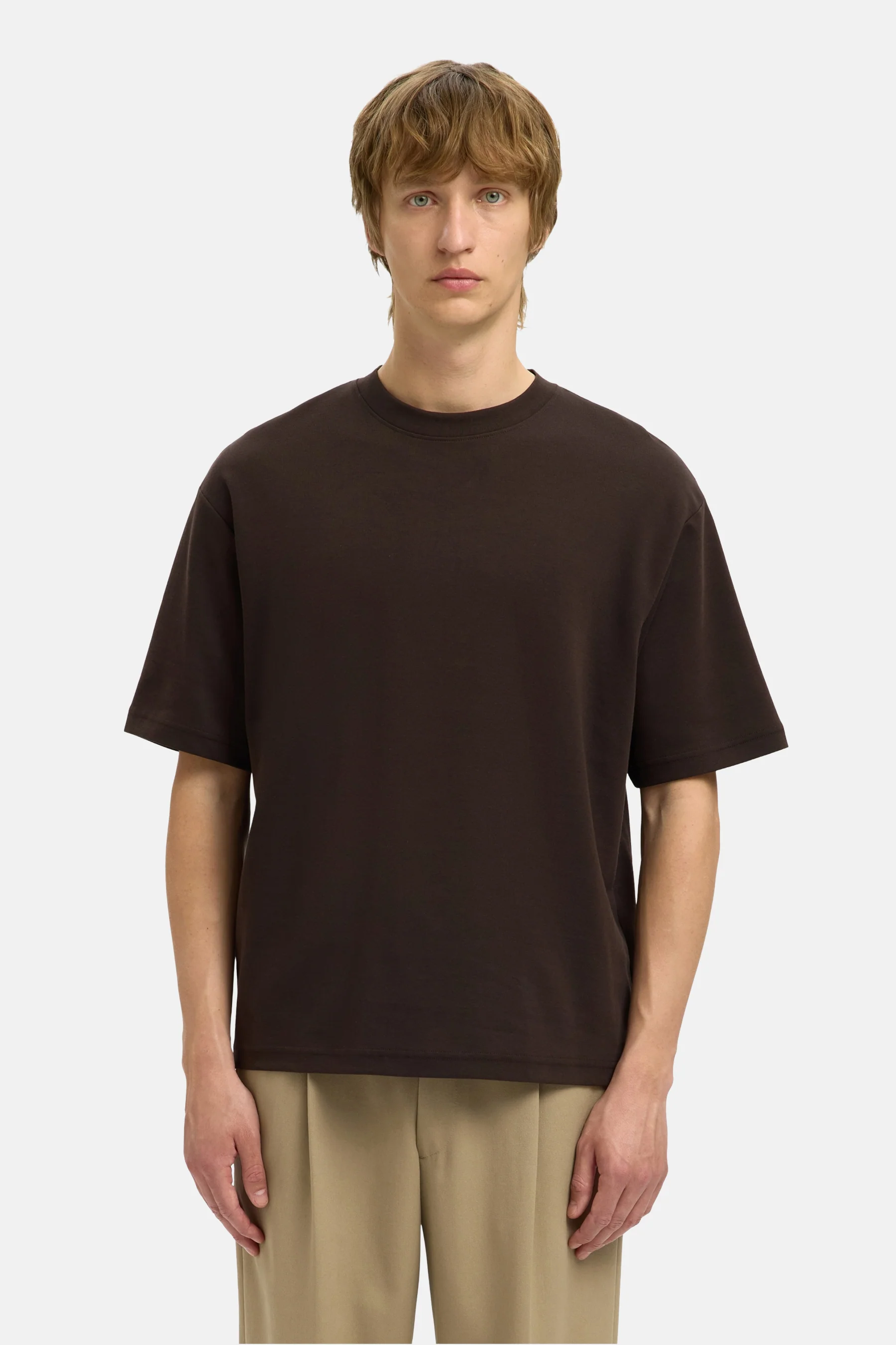 T-shirt met korte mouwen - bruin