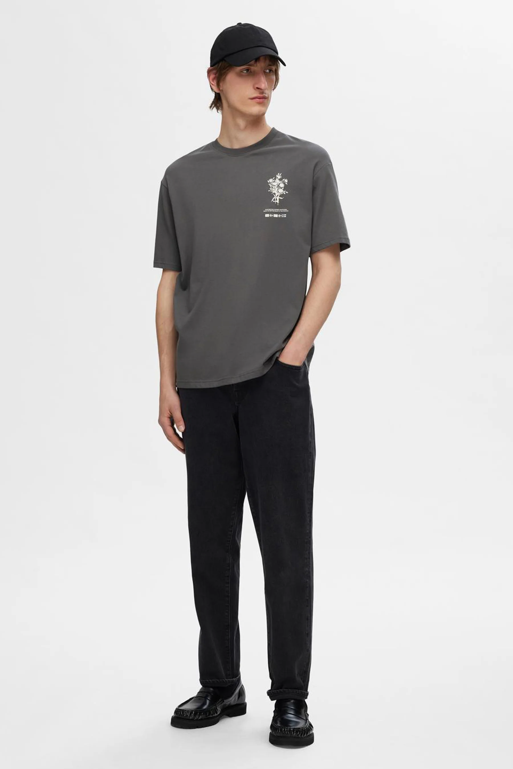 T-shirt met korte mouwen - grijs - Image 2