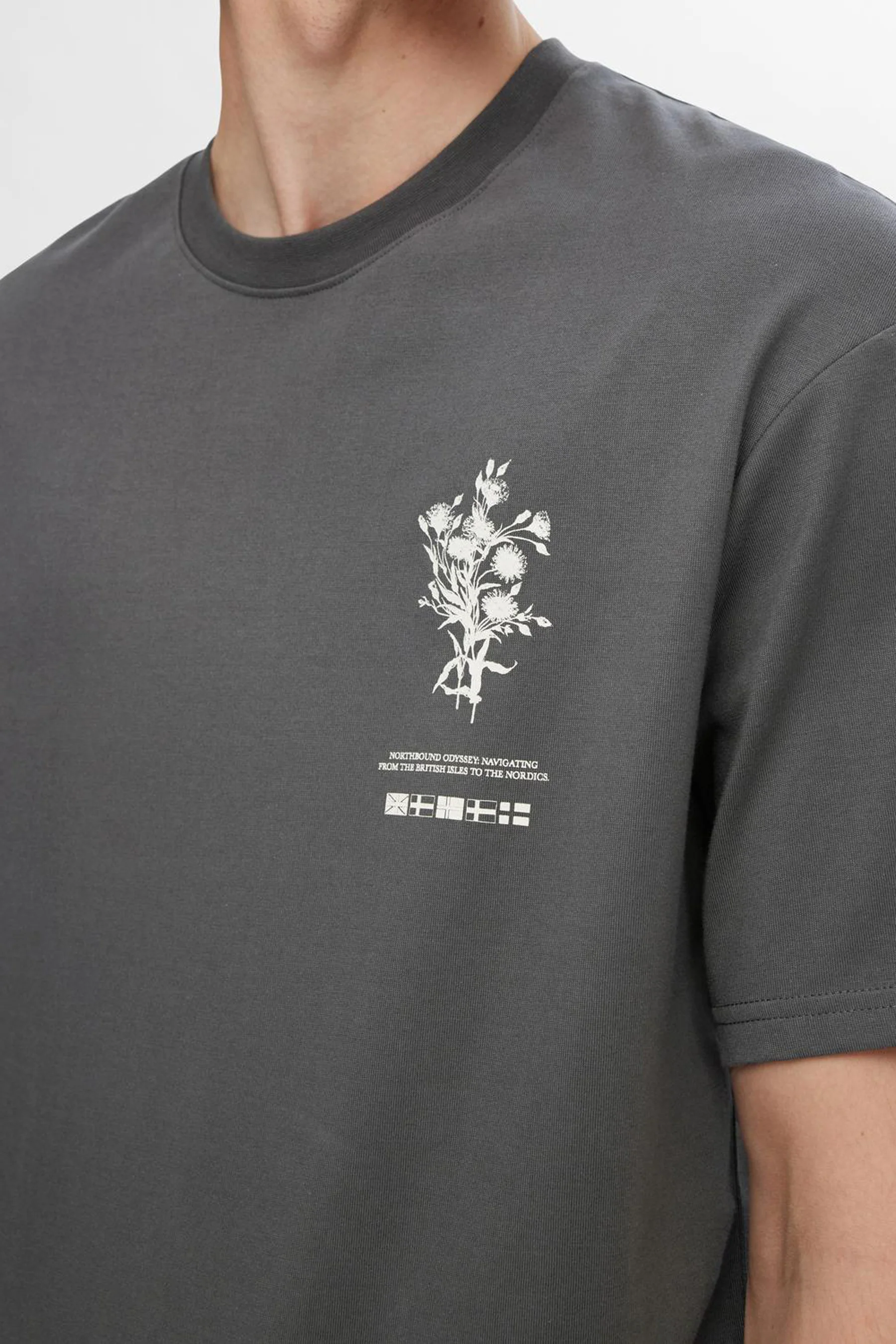 T-shirt met korte mouwen - grijs - Image 4