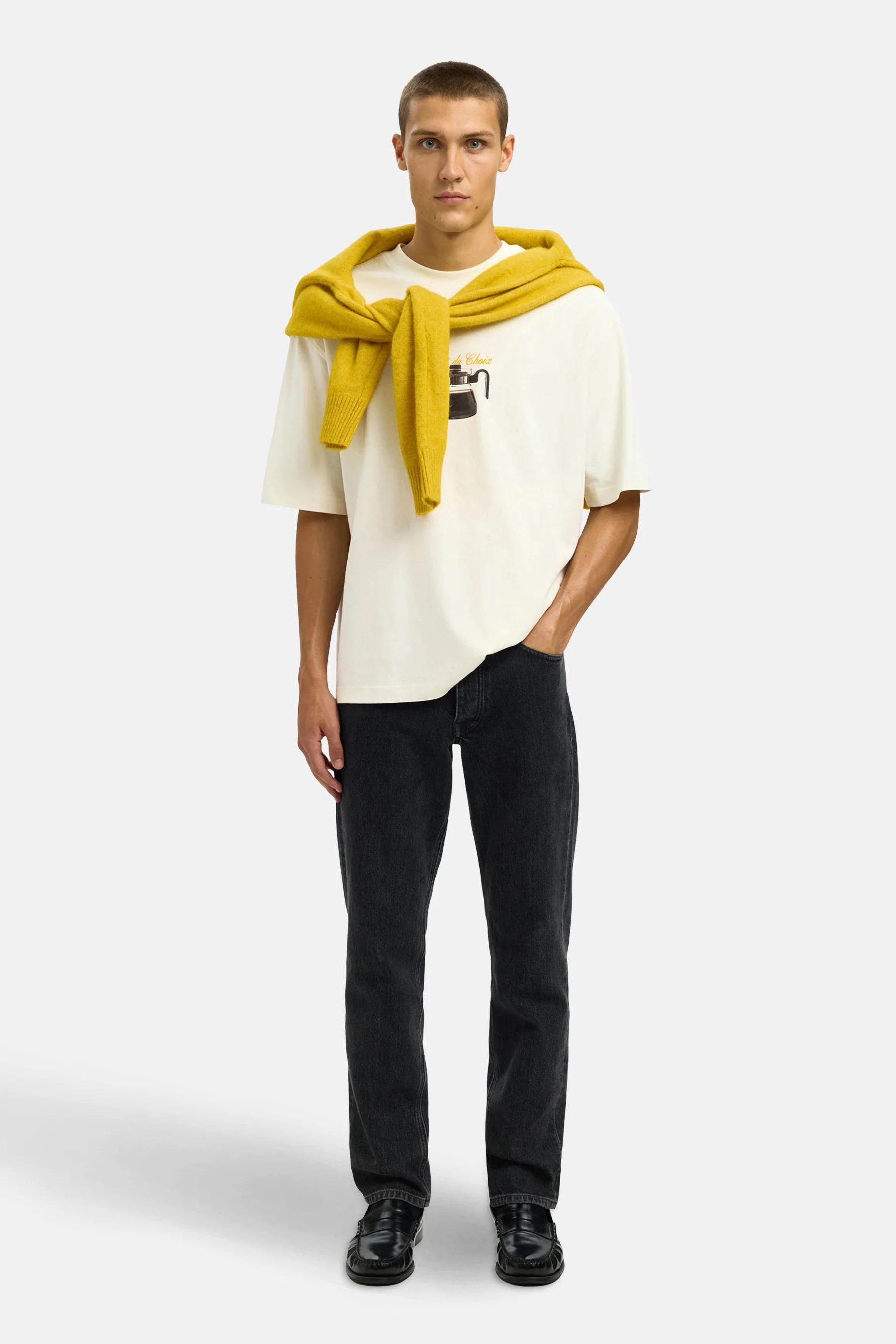 T-shirt met korte mouwen - Ecru - Image 6