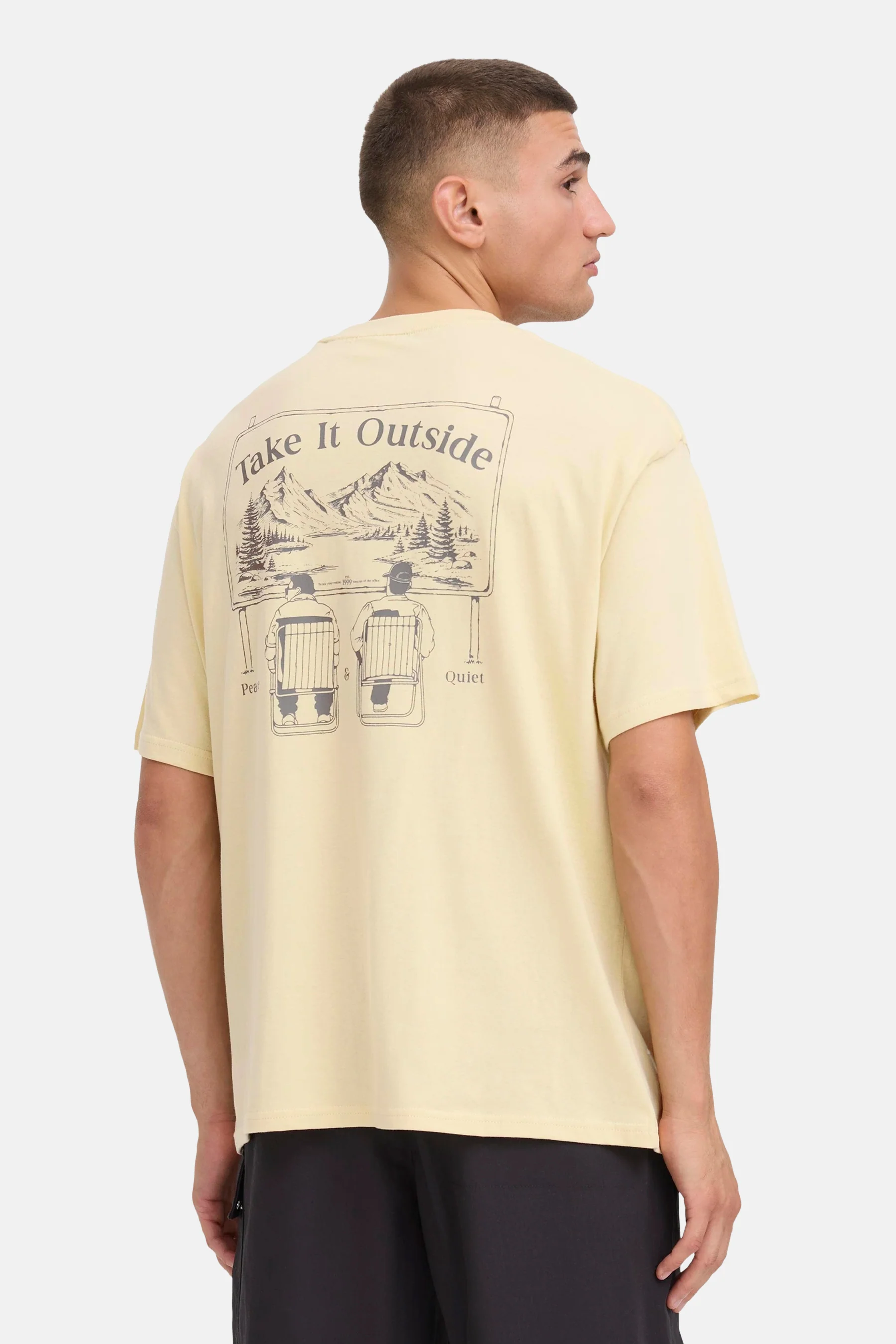 T-shirt met korte mouwen - geel - Image 3