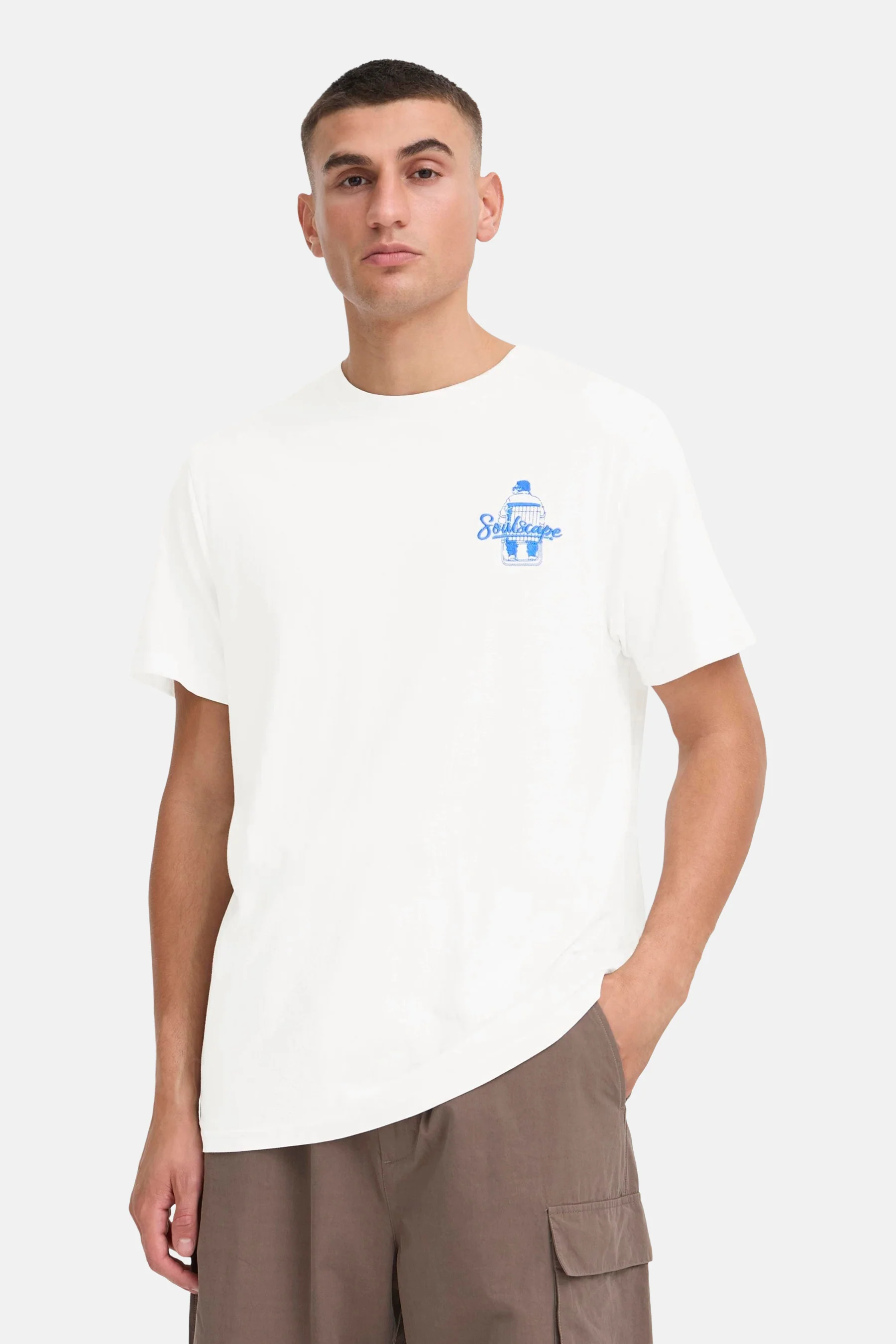 T-shirt met korte mouwen - wit