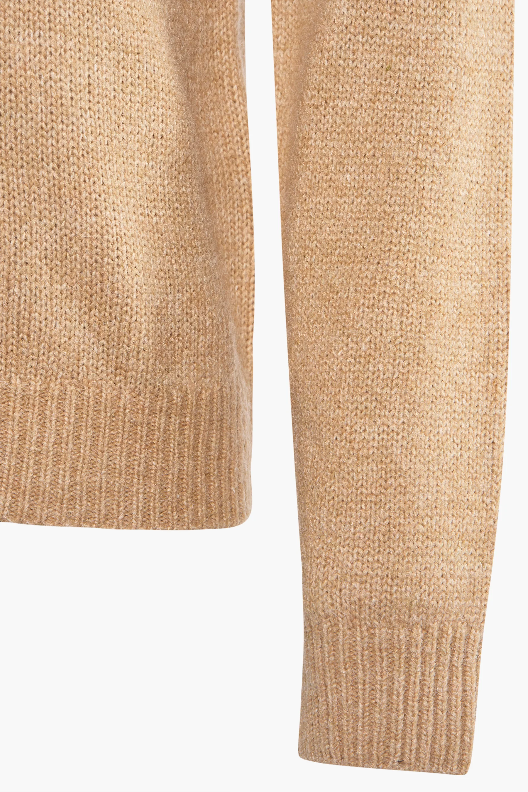 Pull met ronde hals - beige - Image 3