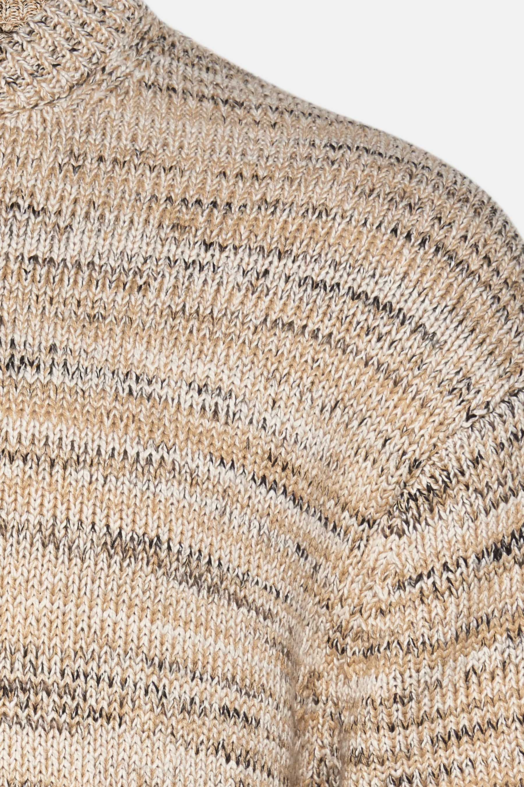 Pull met ronde hals - beige - Image 3