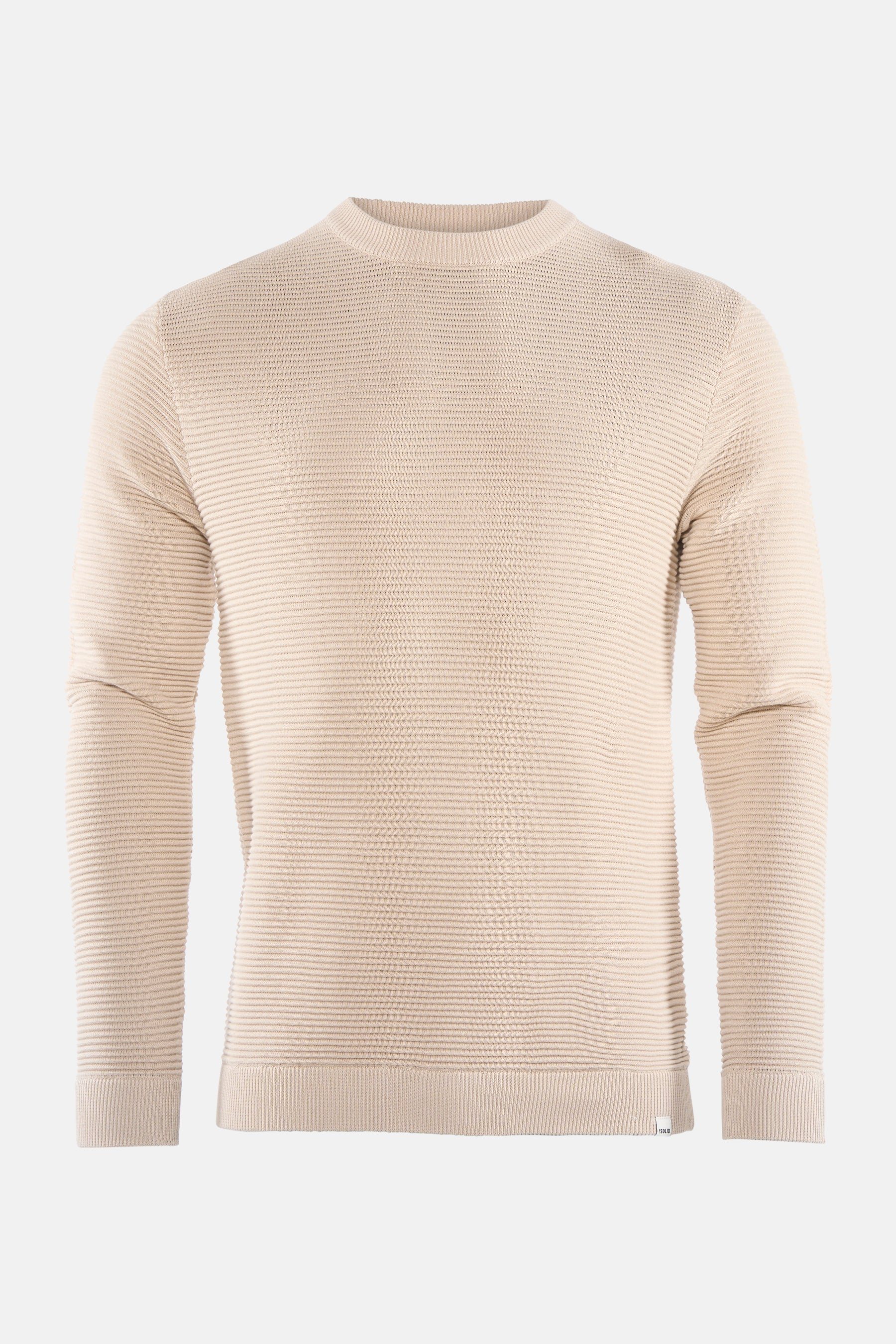 Pull met ronde hals - ecru