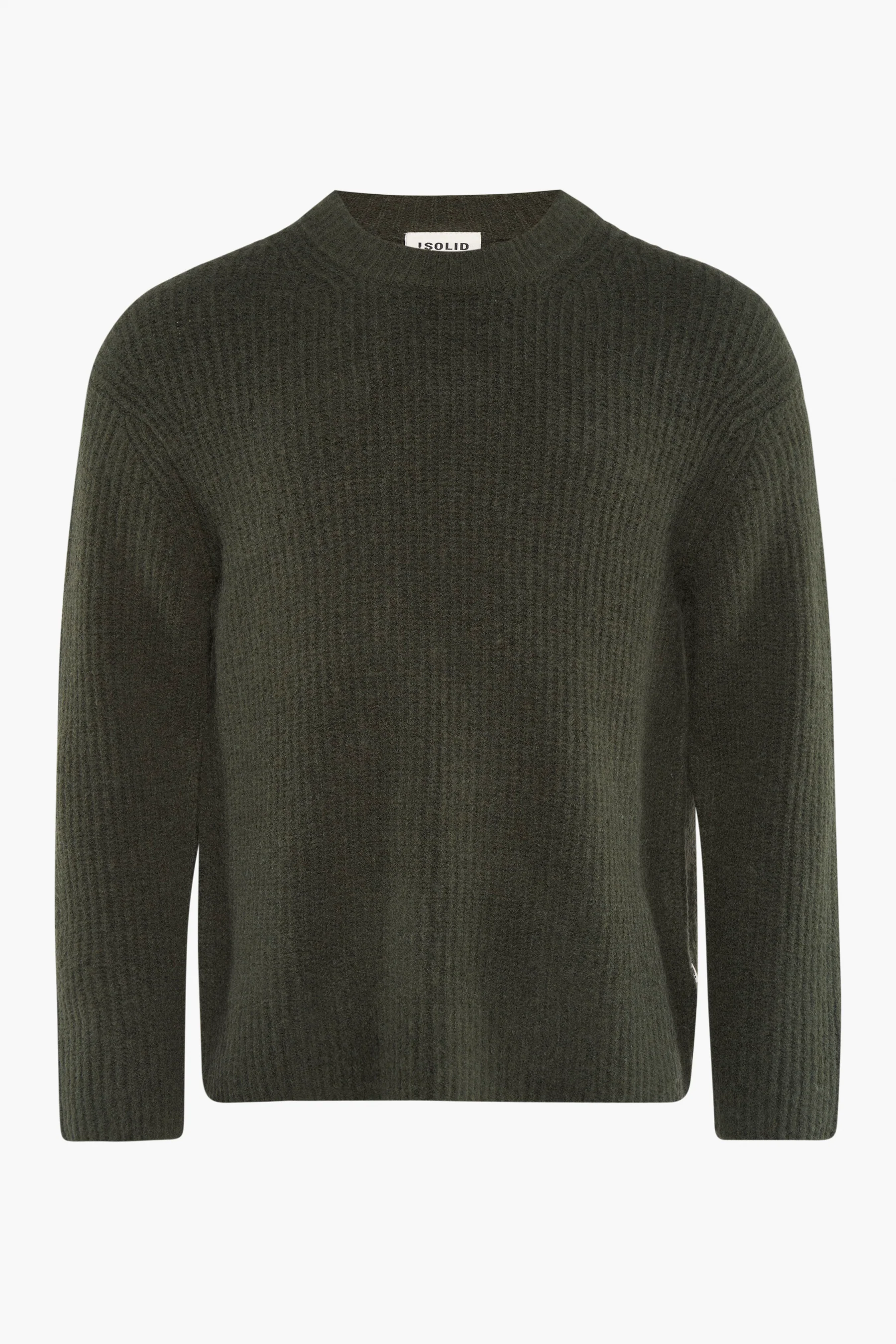 Pull met ronde hals - groen