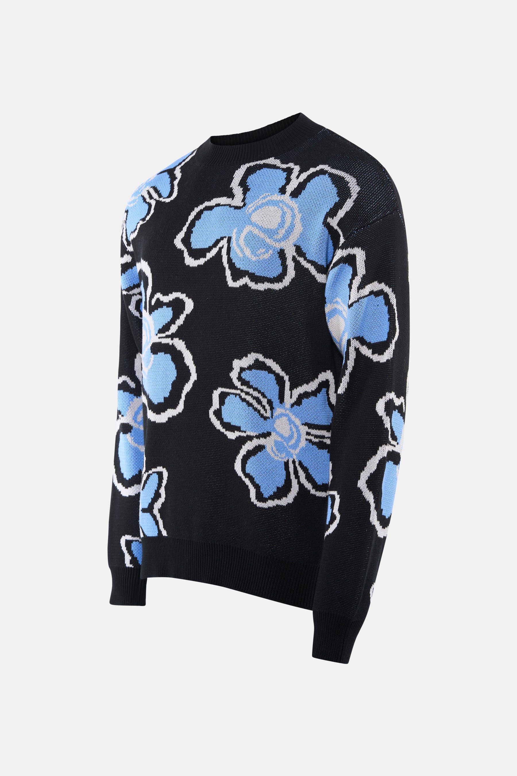 Pull met ronde hals - Zwart - Image 2