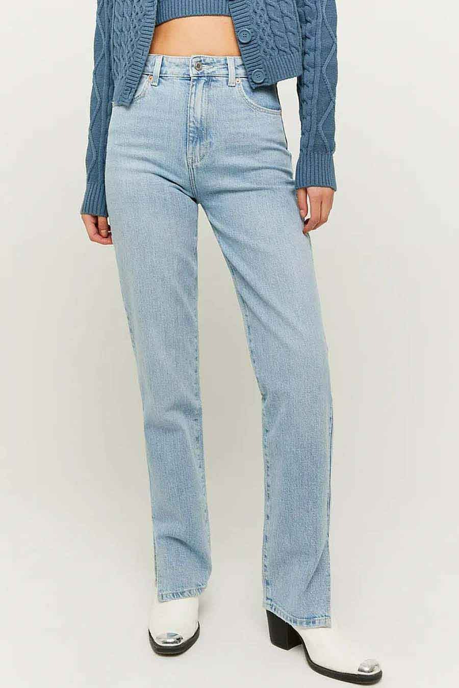 Straight jeans - light blue denim