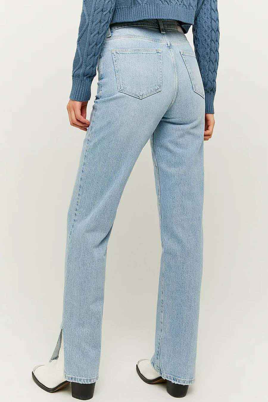 Straight jeans - light blue denim - Image 3