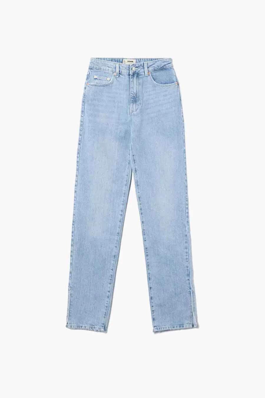 Straight jeans - light blue denim - Image 4