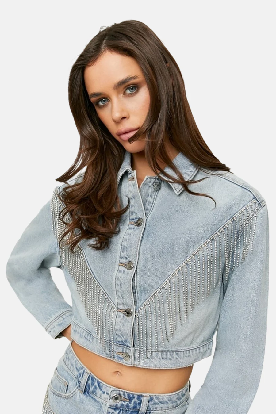 Jeansjas - Light blue denim