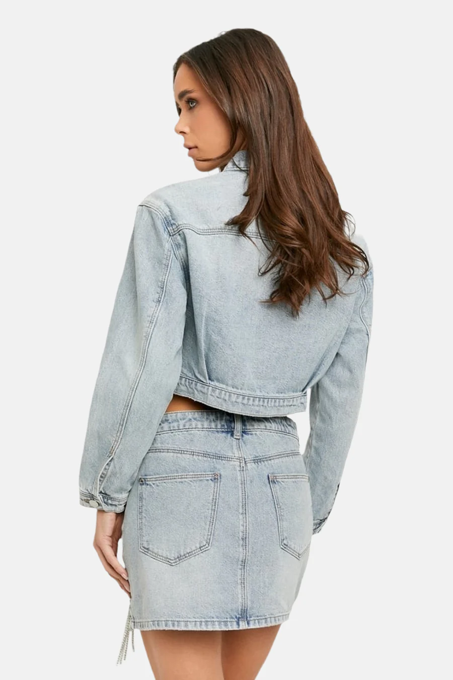 Jeansjas - Light blue denim - Image 3
