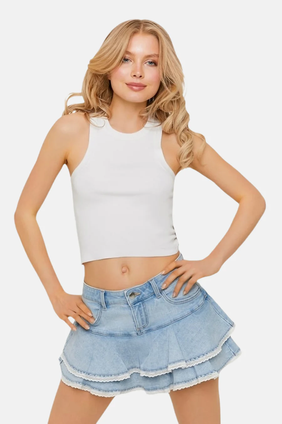 Rok - light blue denim - Image 2