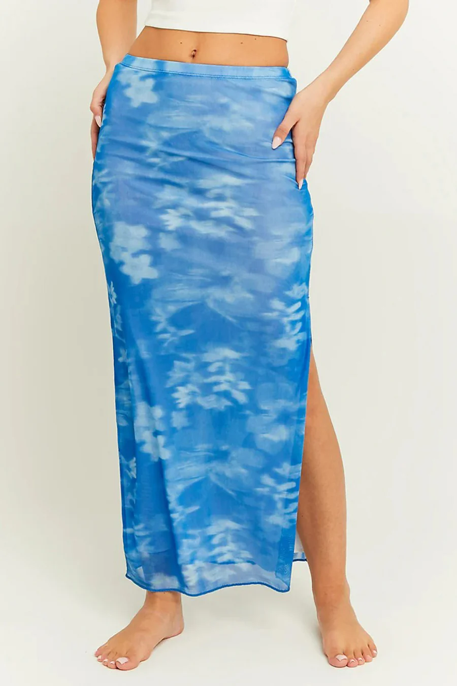 Lange rok - blauw