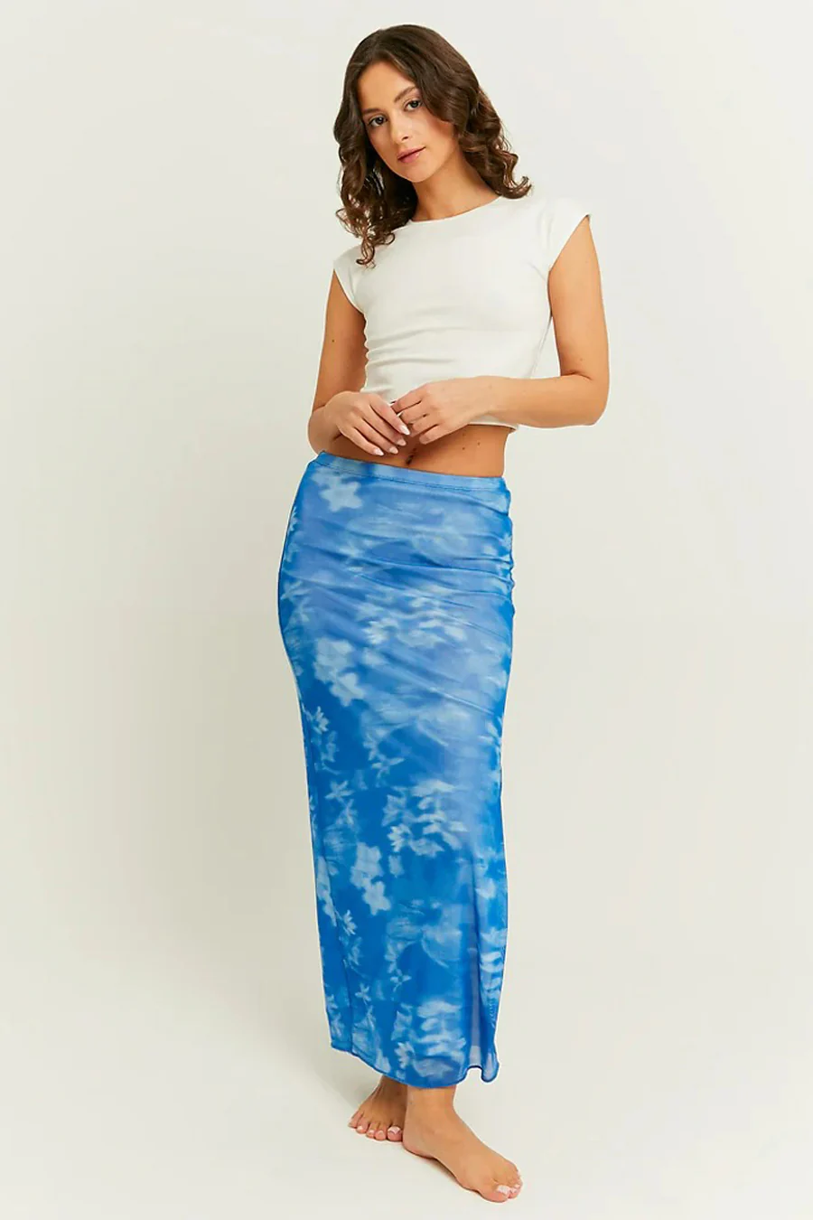 Lange rok - blauw - Image 2
