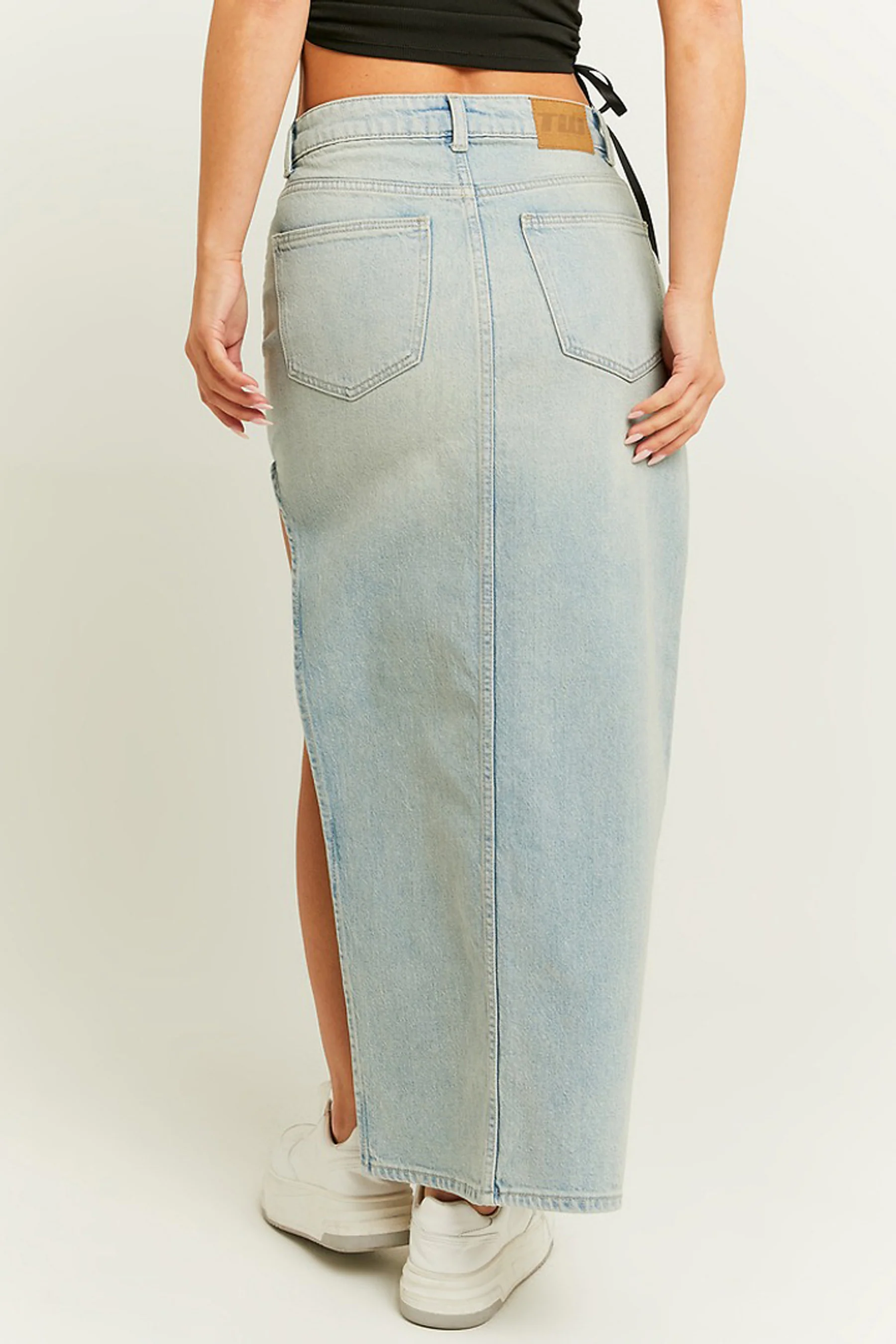 Lange rok - light blue denim - Image 3