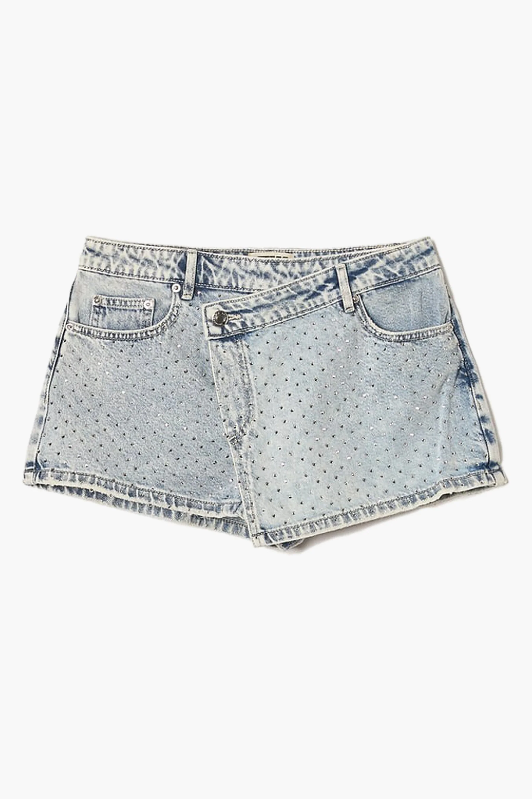 Short - light blue denim - Image 5