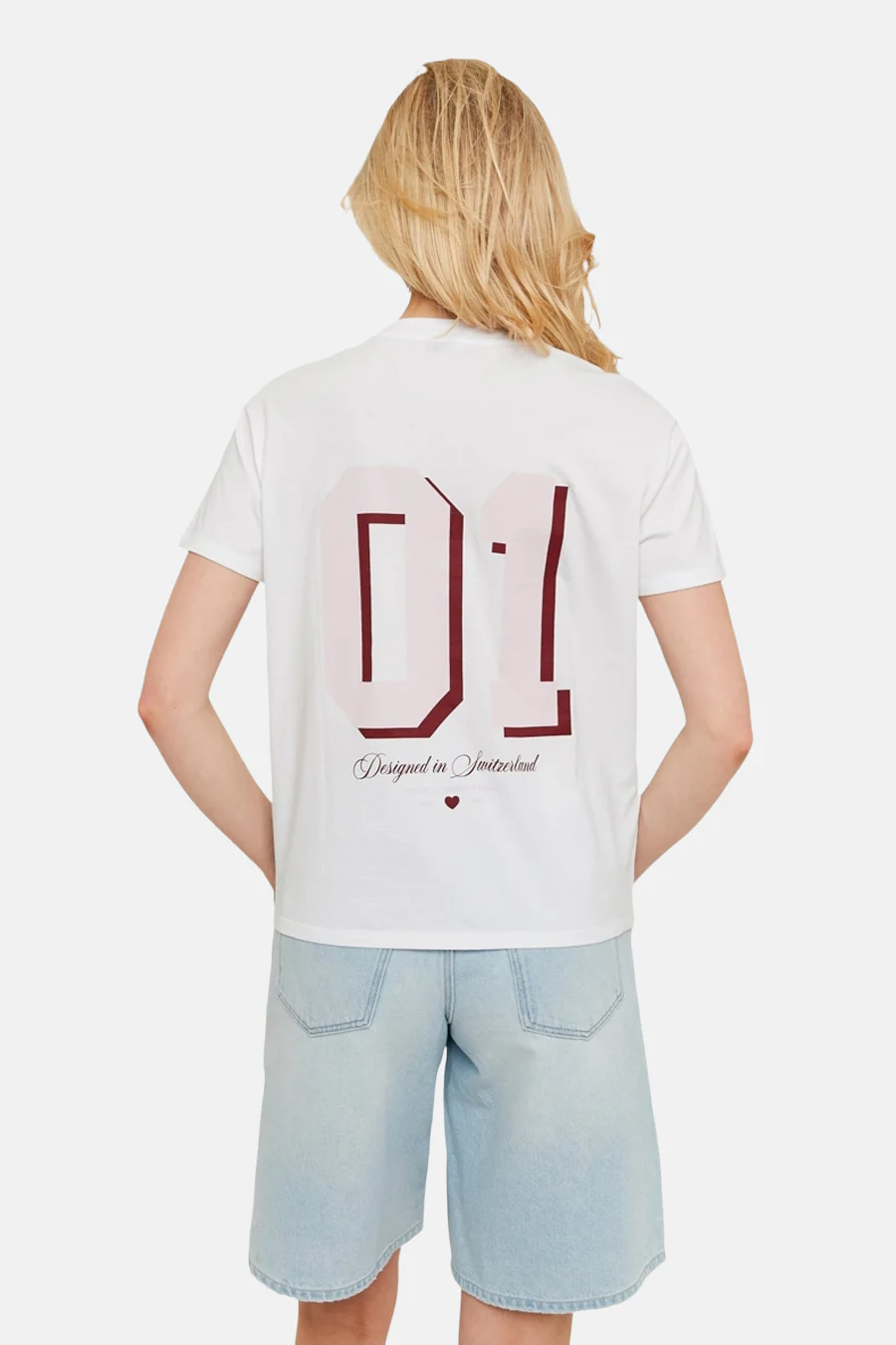 Short - light blue denim - Image 3