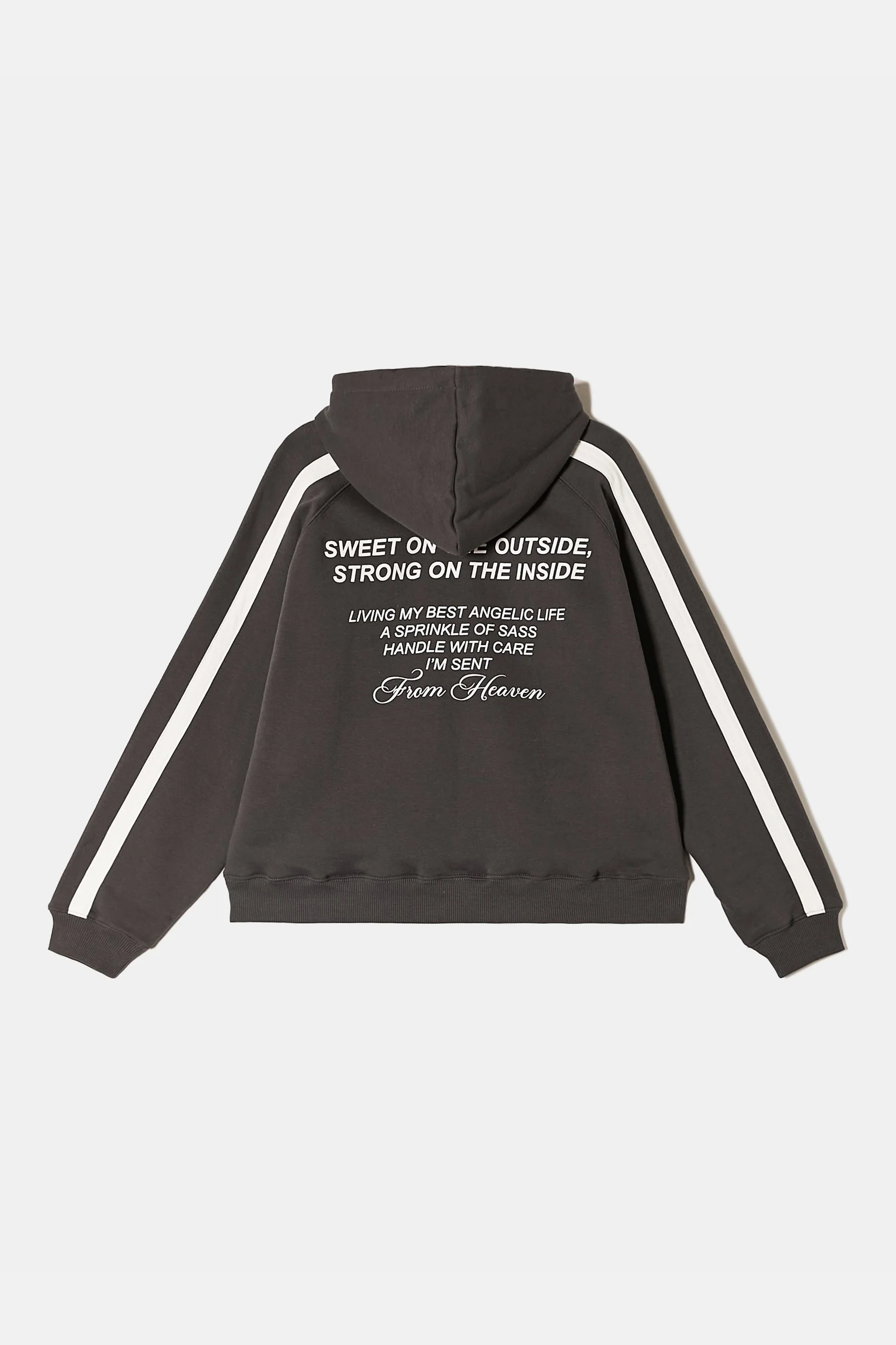 Sweater met kap - grijs - Image 5