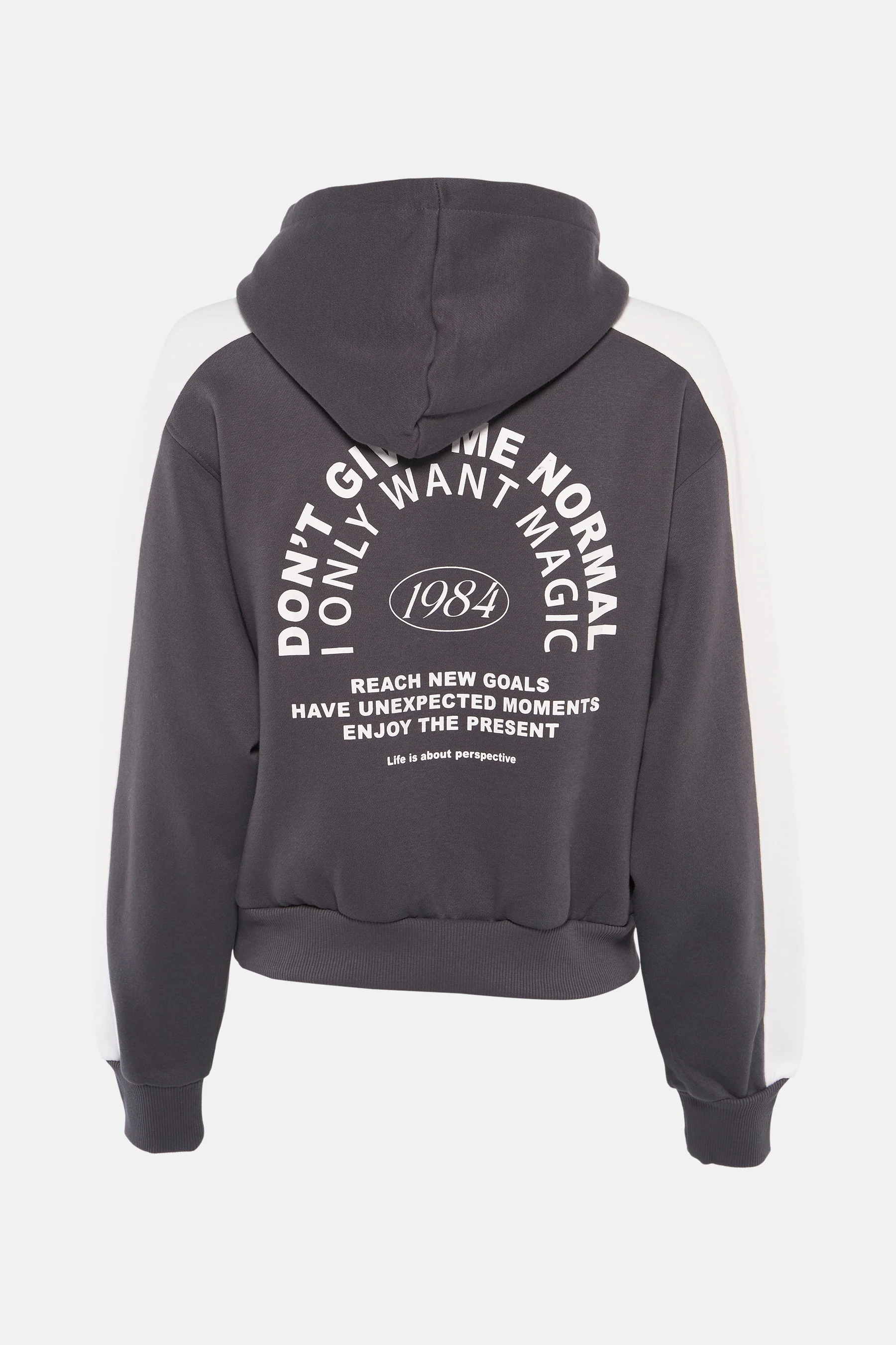 Sweater met kap - grijs - Image 3
