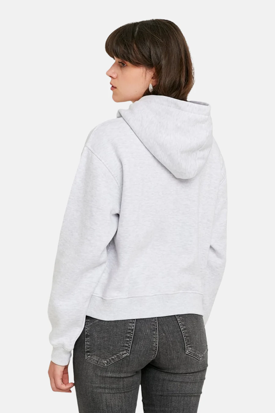 Sweater met kap - grijs - Image 2