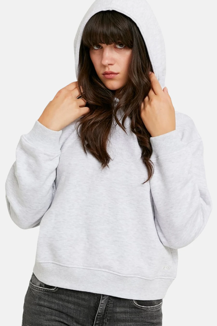 Sweater met kap - grijs - Image 3