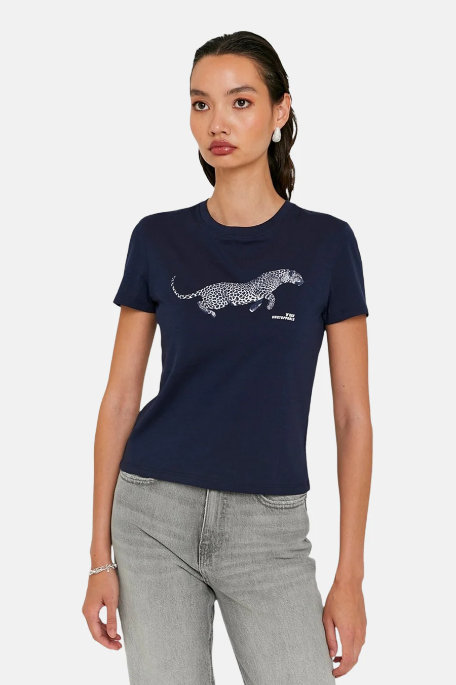 T-shirt met korte mouwen - blauw