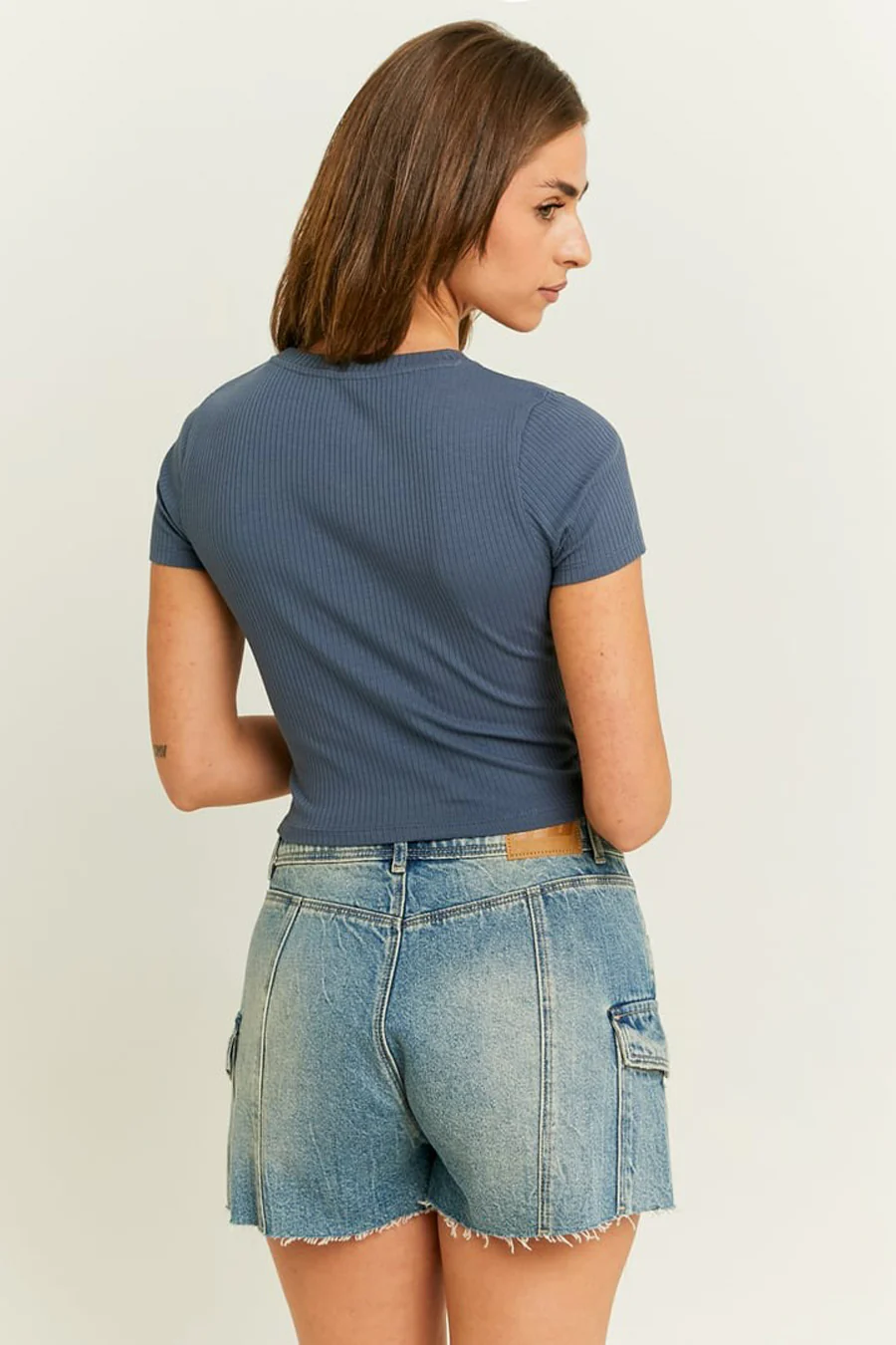T-shirt met korte mouwen - blauw