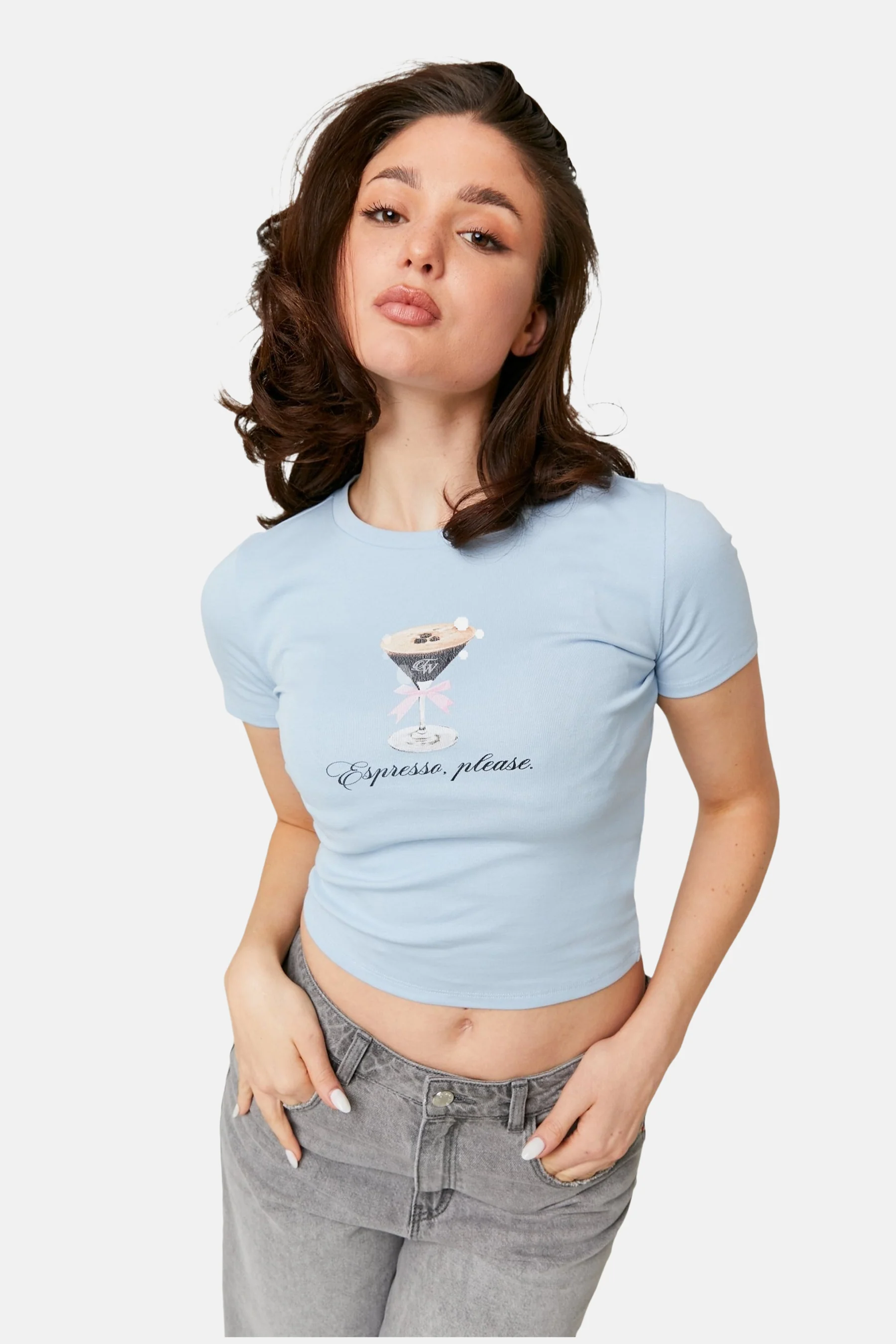 T-shirt met korte mouwen - blauw
