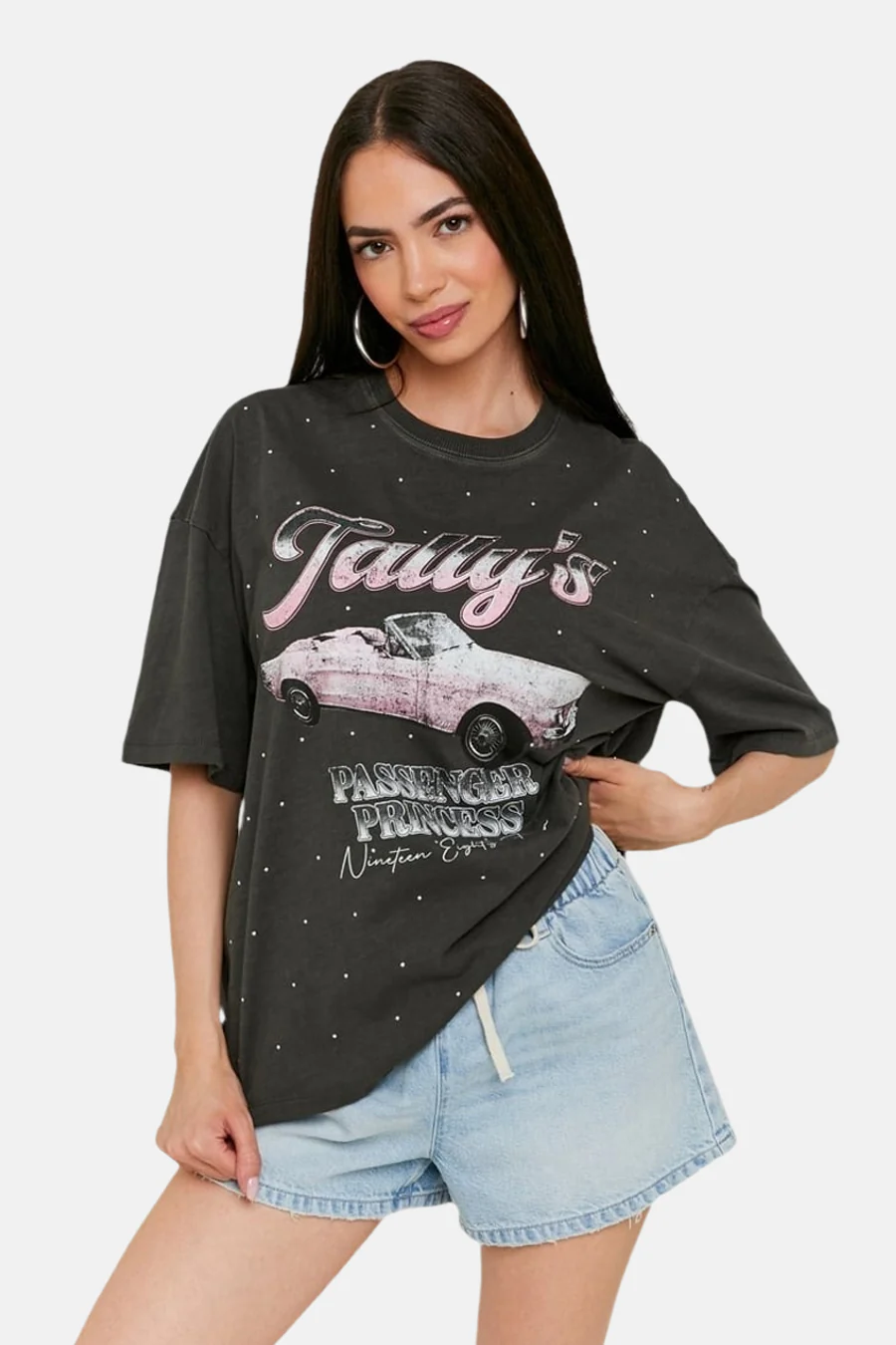 T-shirt met korte mouwen - grijs