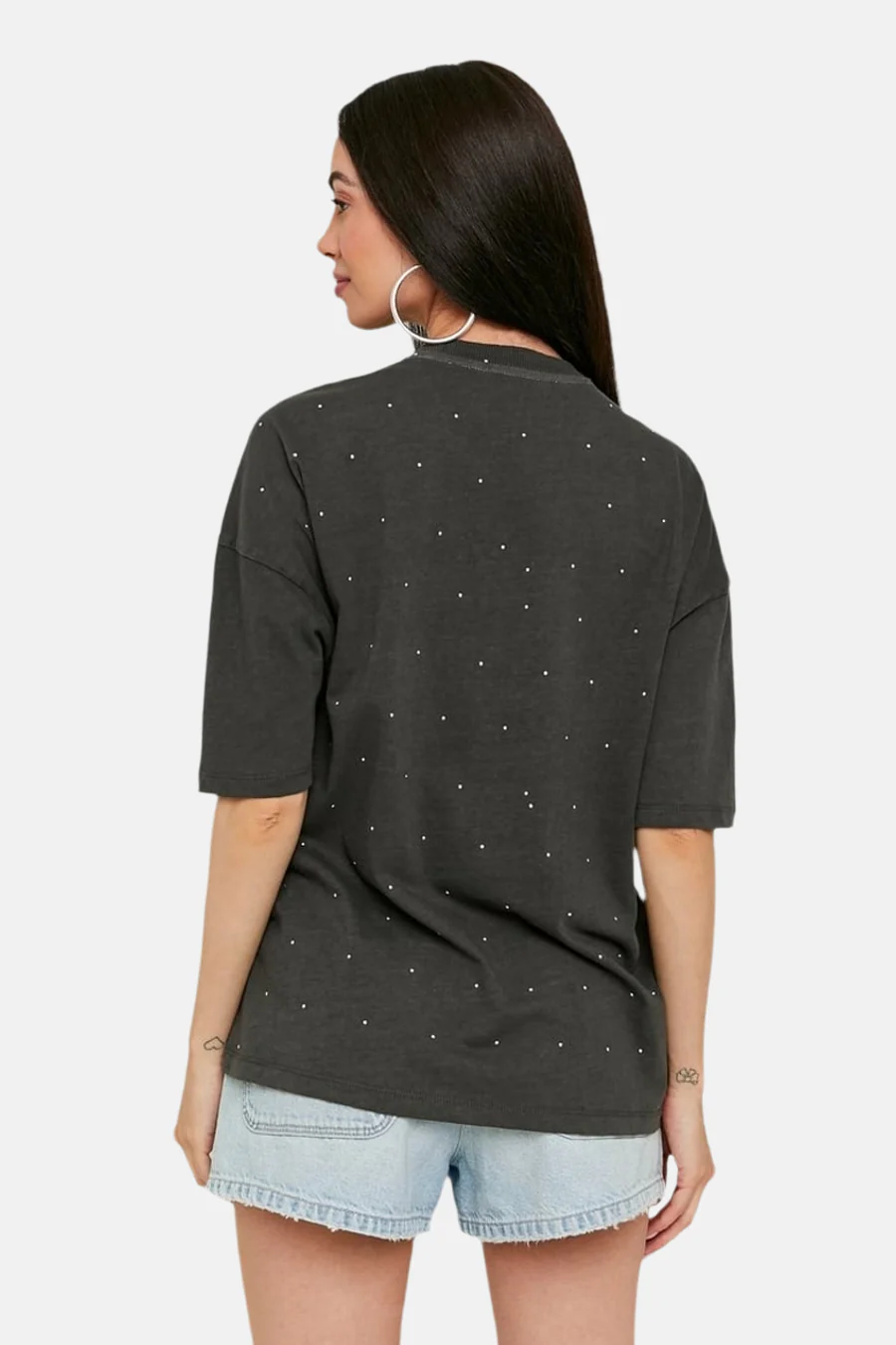 T-shirt met korte mouwen - grijs - Image 3