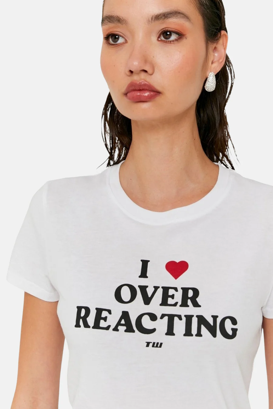 T-shirt met korte mouwen - wit - Image 2