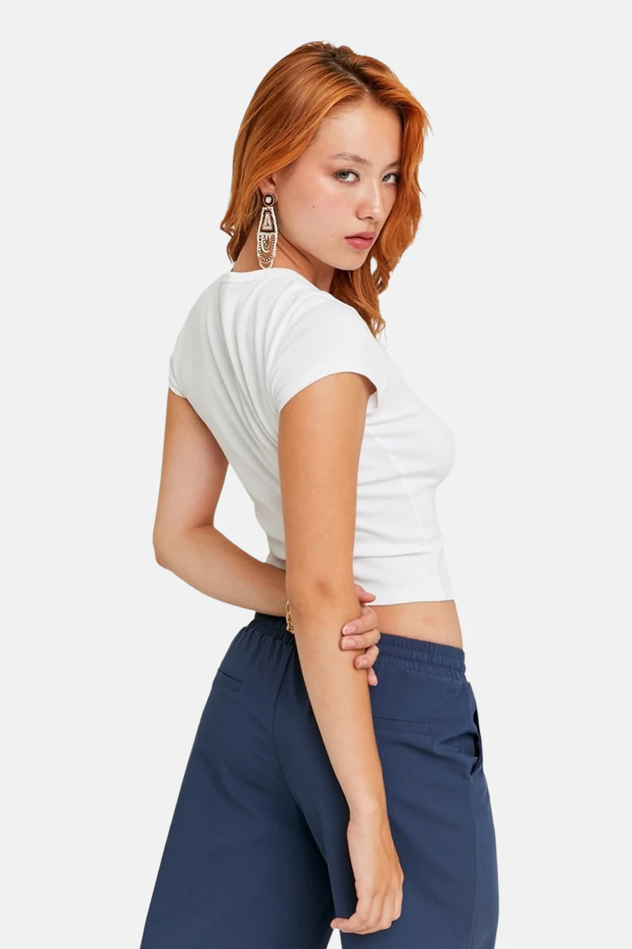 T-shirt met korte mouwen - wit - Image 3