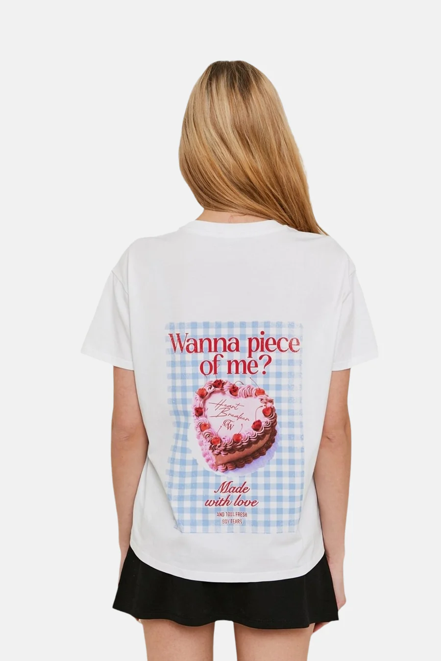 T-shirt met korte mouwen - wit