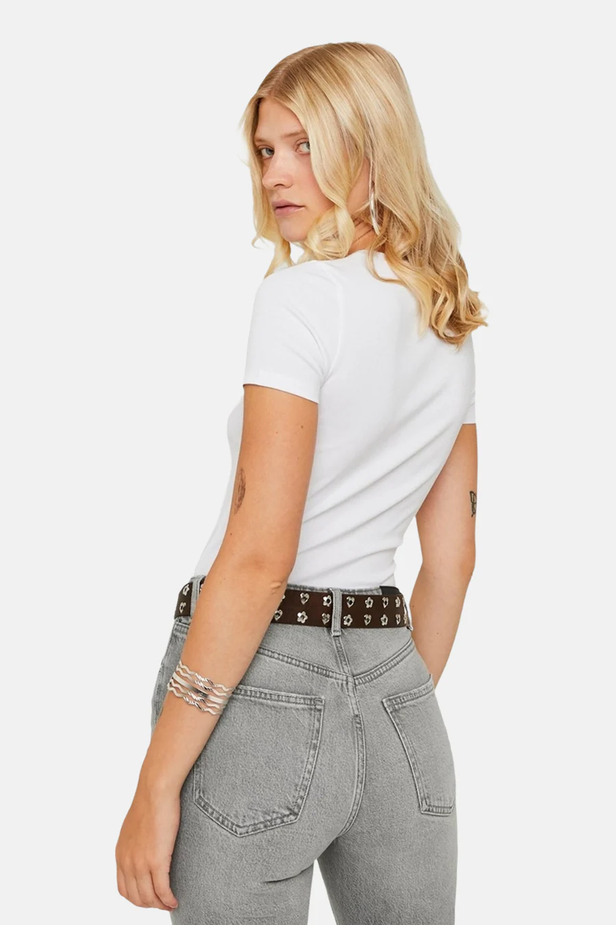 T-shirt met korte mouwen - wit - Image 3