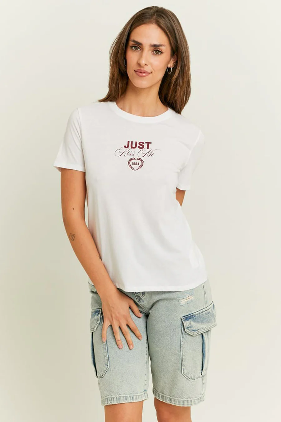 T-shirt met korte mouwen - wit