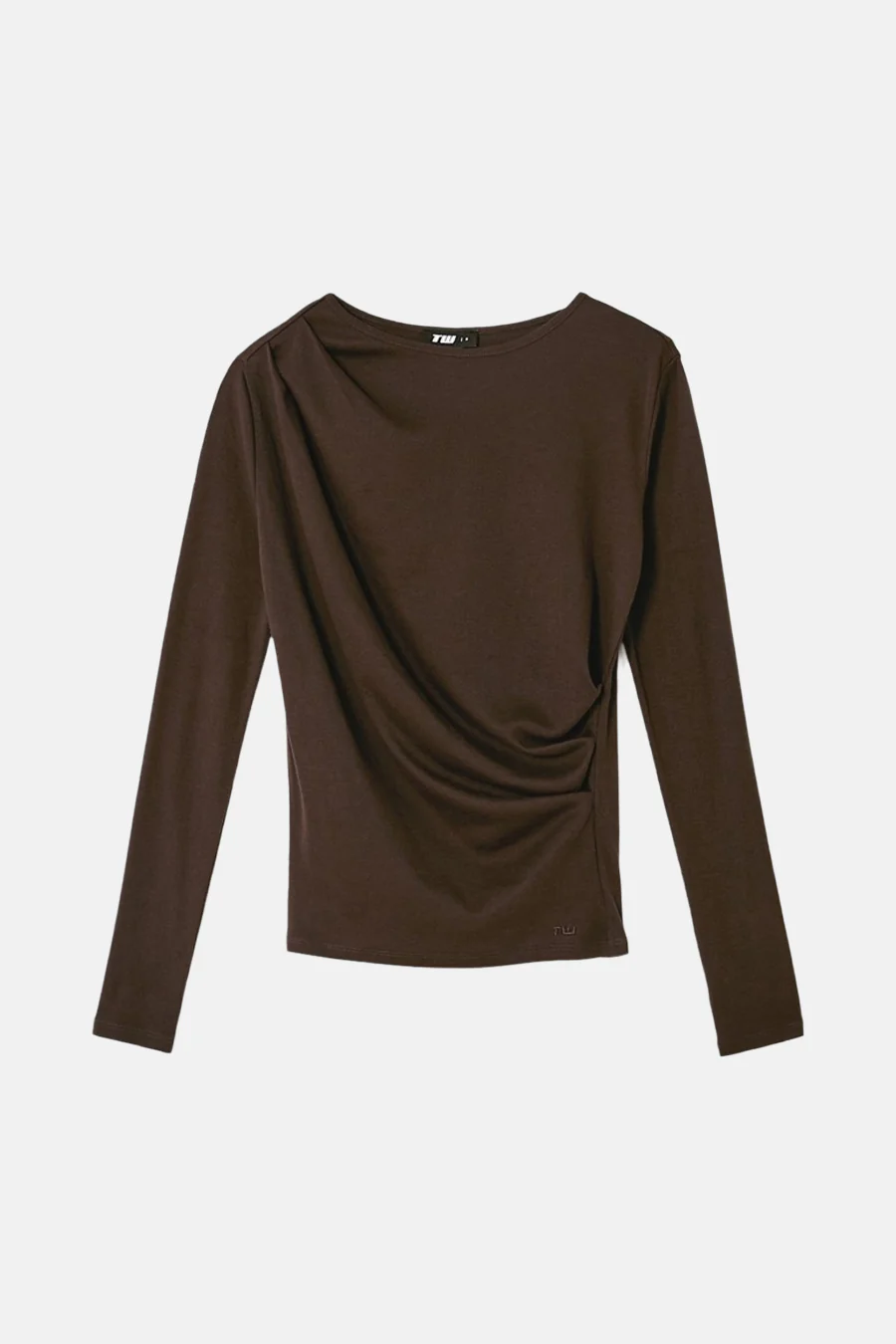 T-shirt met lange mouwen - bruin - Image 4
