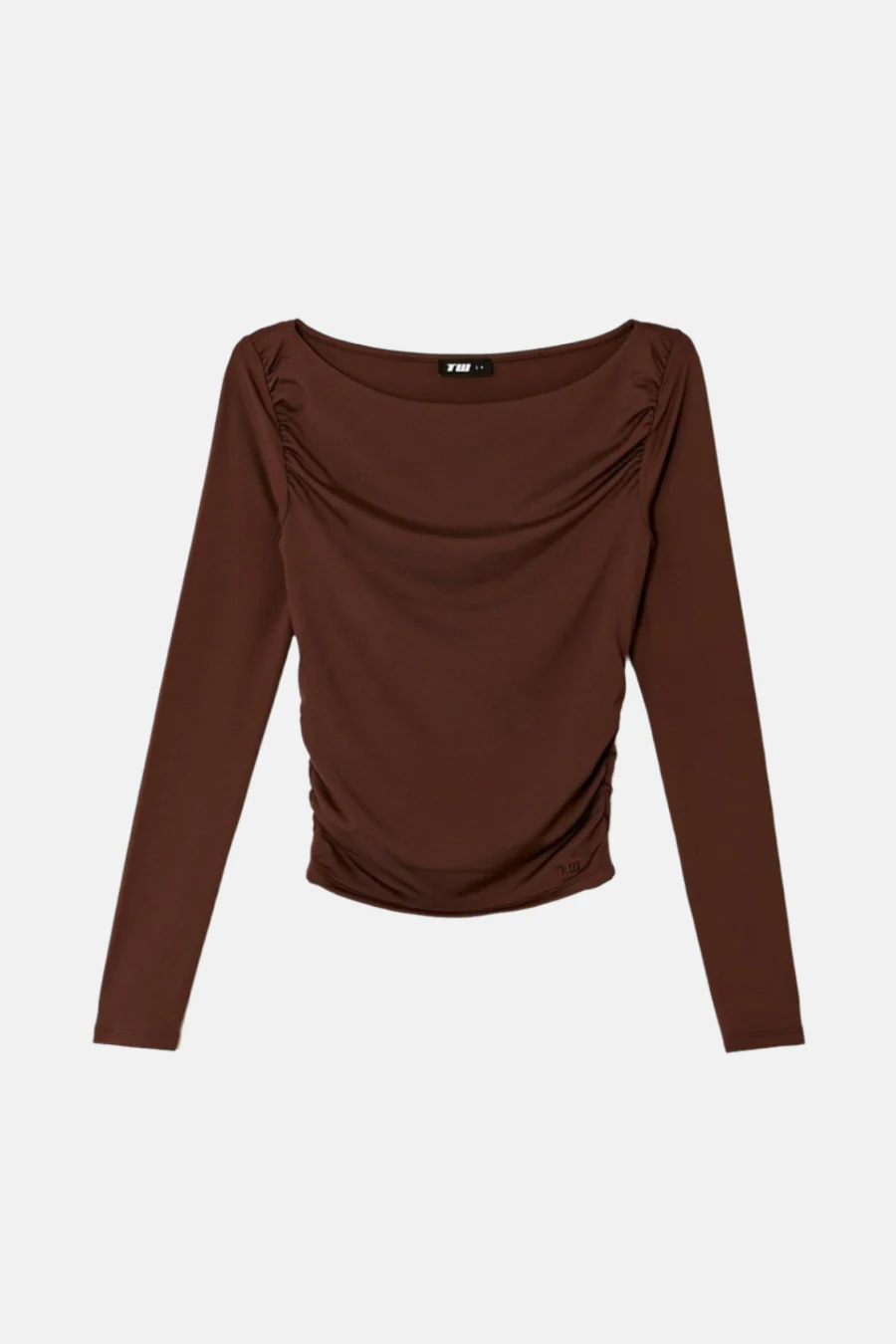 T-shirt met lange mouwen - bruin - Image 5