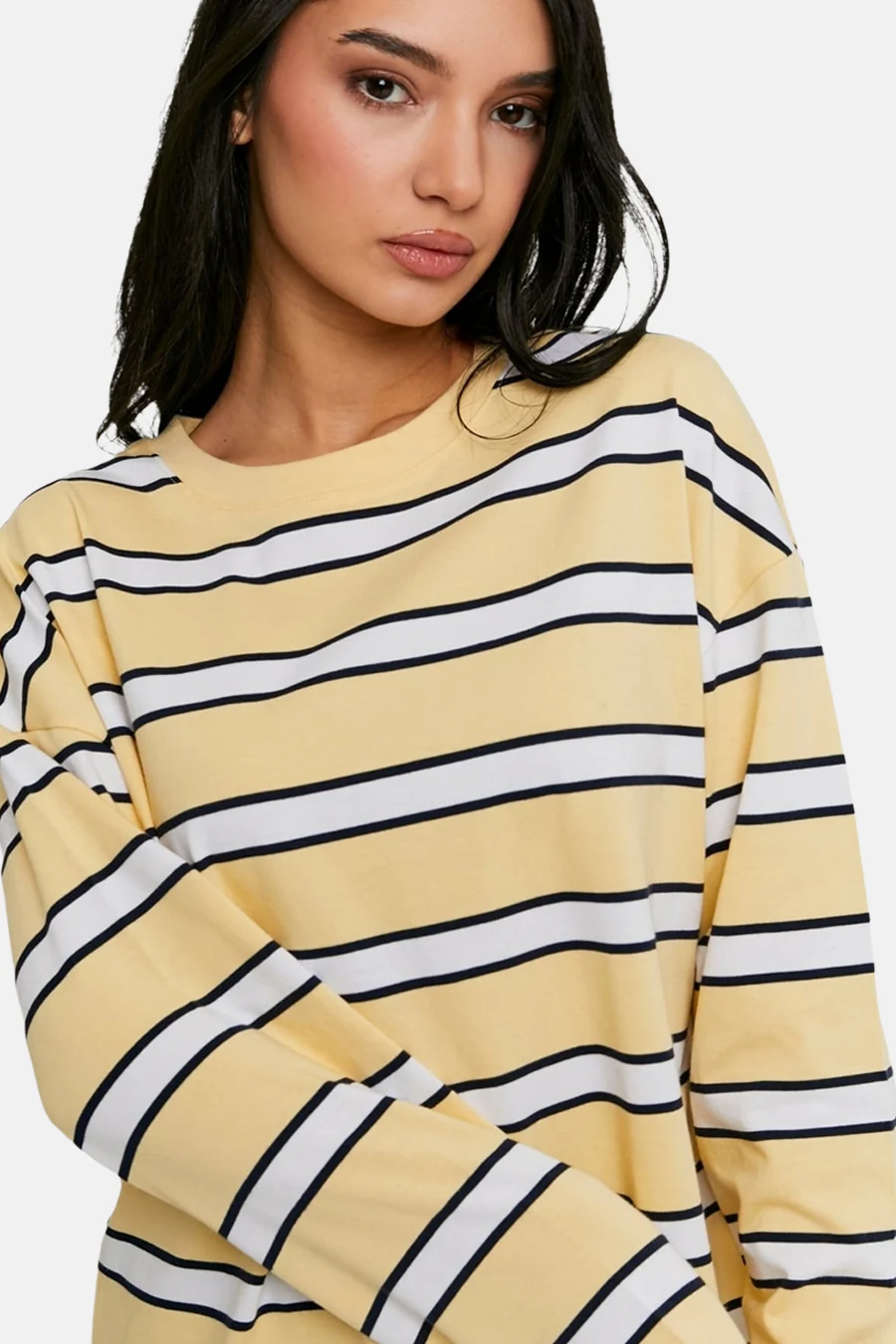 T-shirt met lange mouwen - geel - Image 3