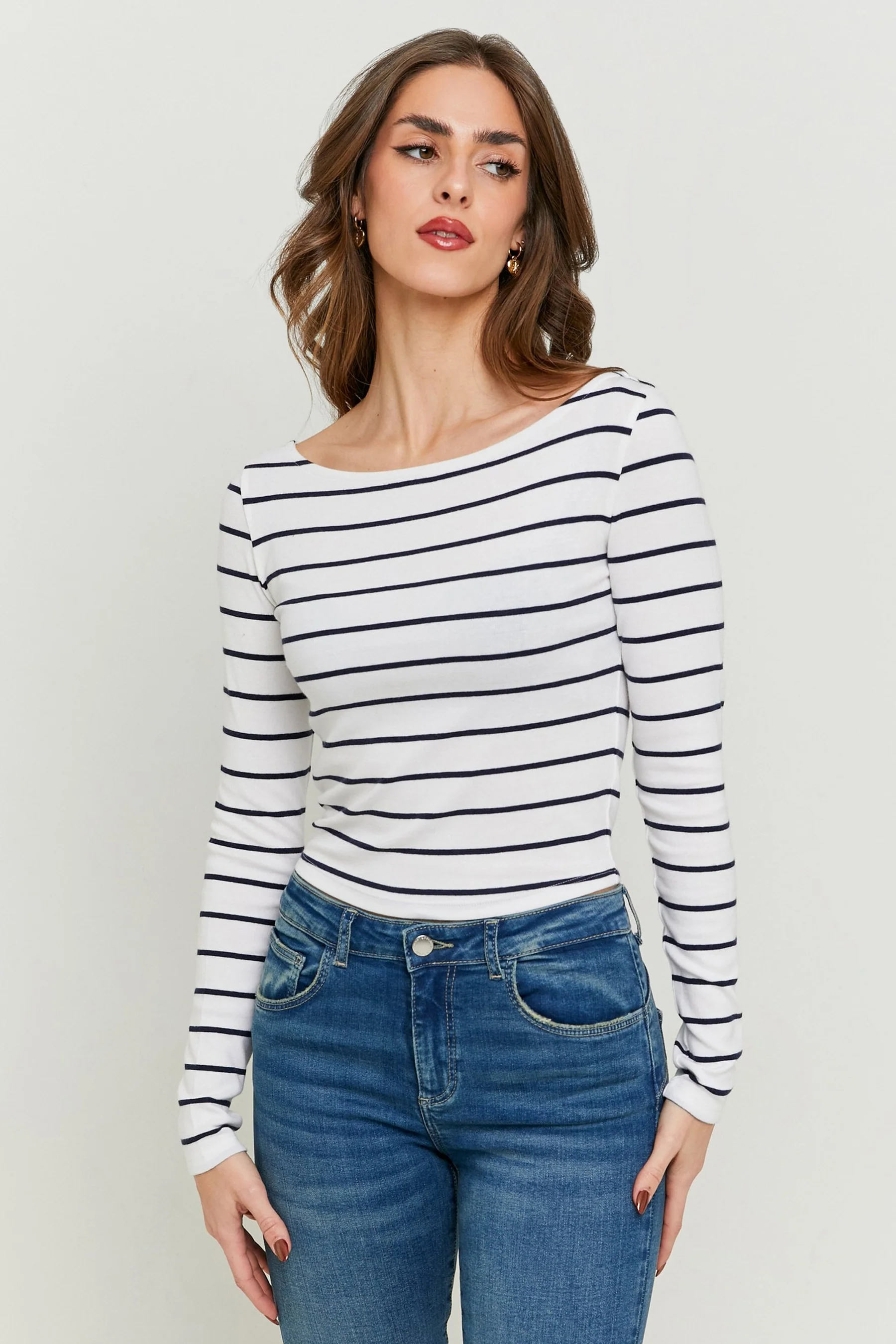T-shirt met lange mouwen - wit - Image 2