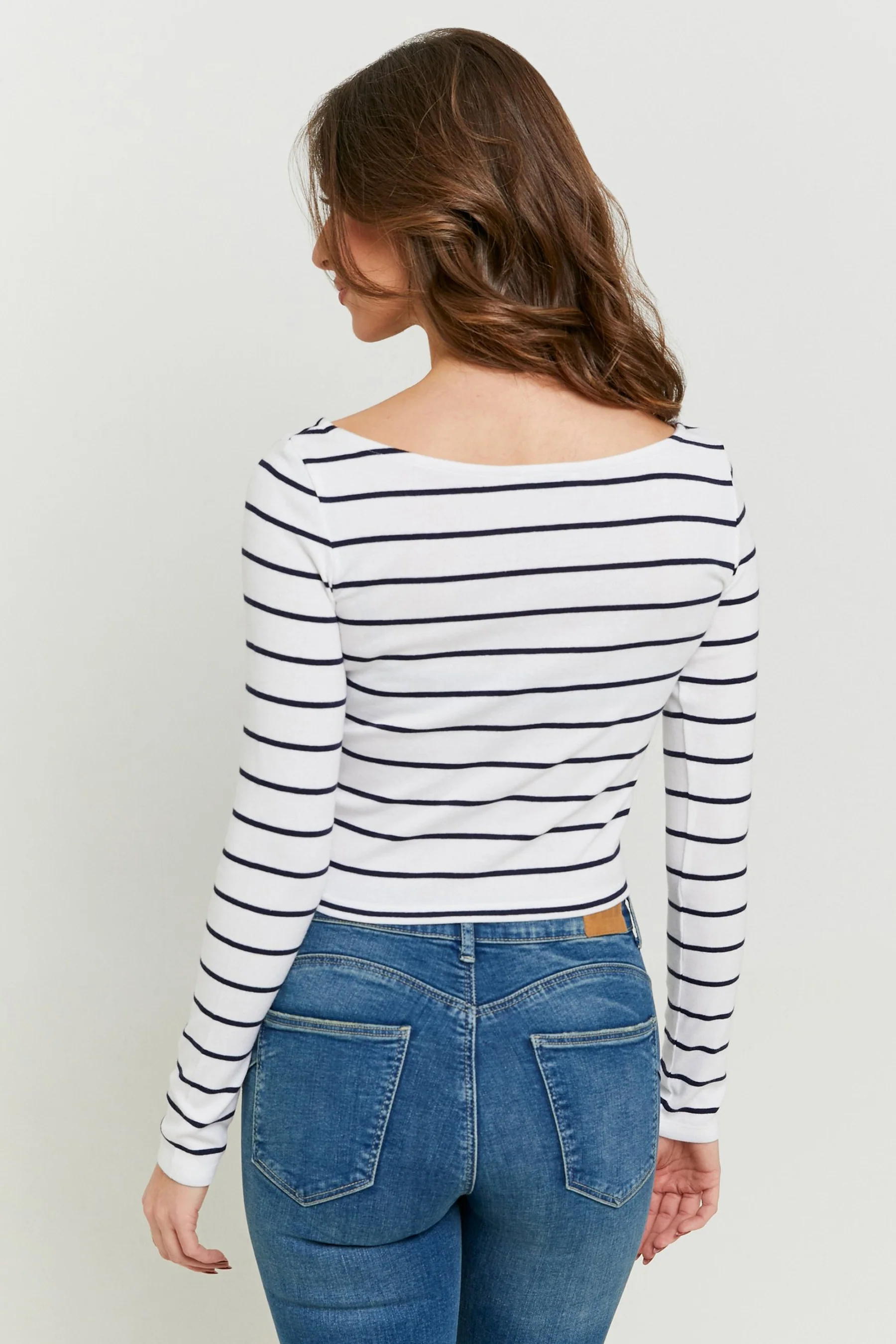 T-shirt met lange mouwen - wit - Image 3