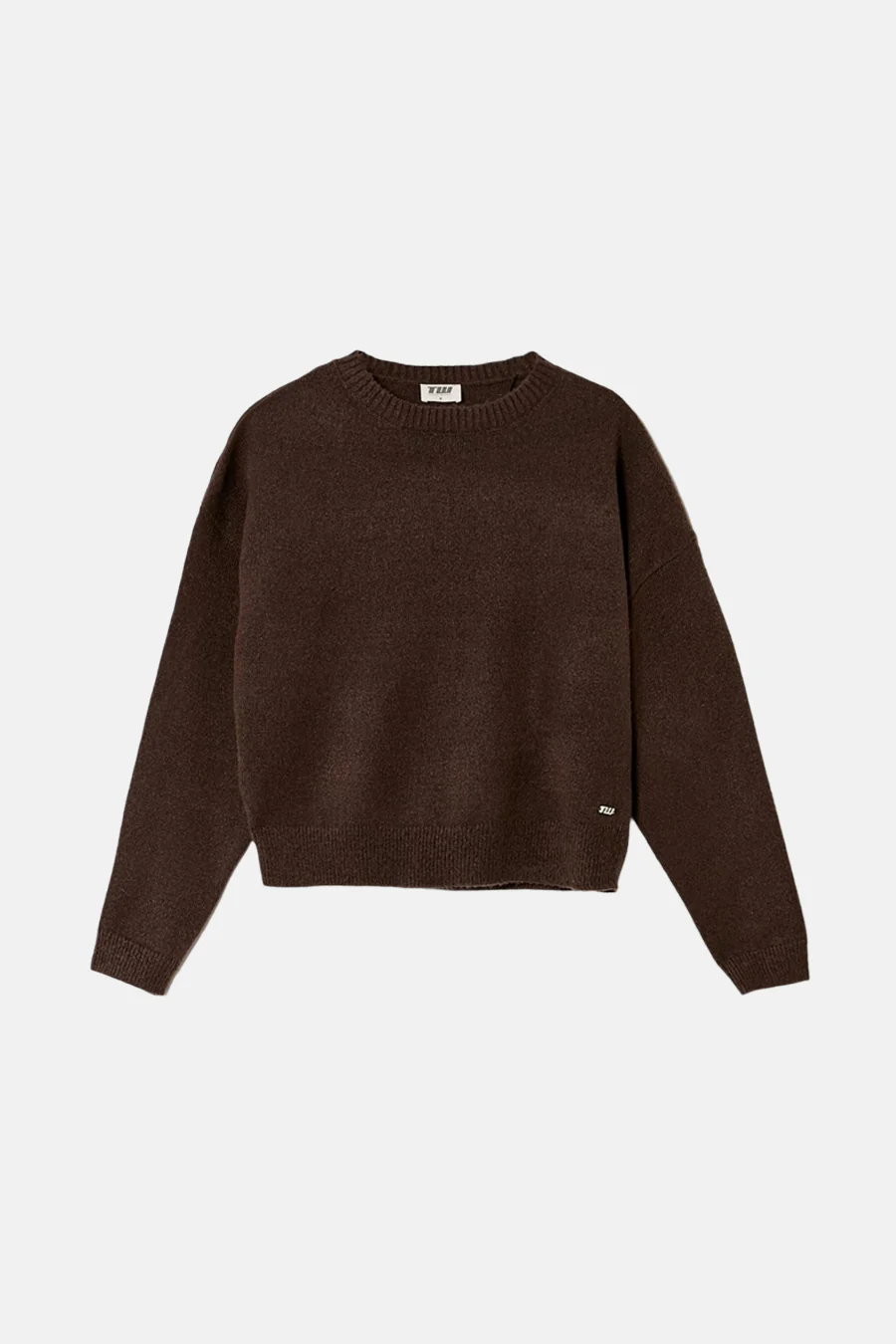 Pull met ronde hals - bruin - Image 4